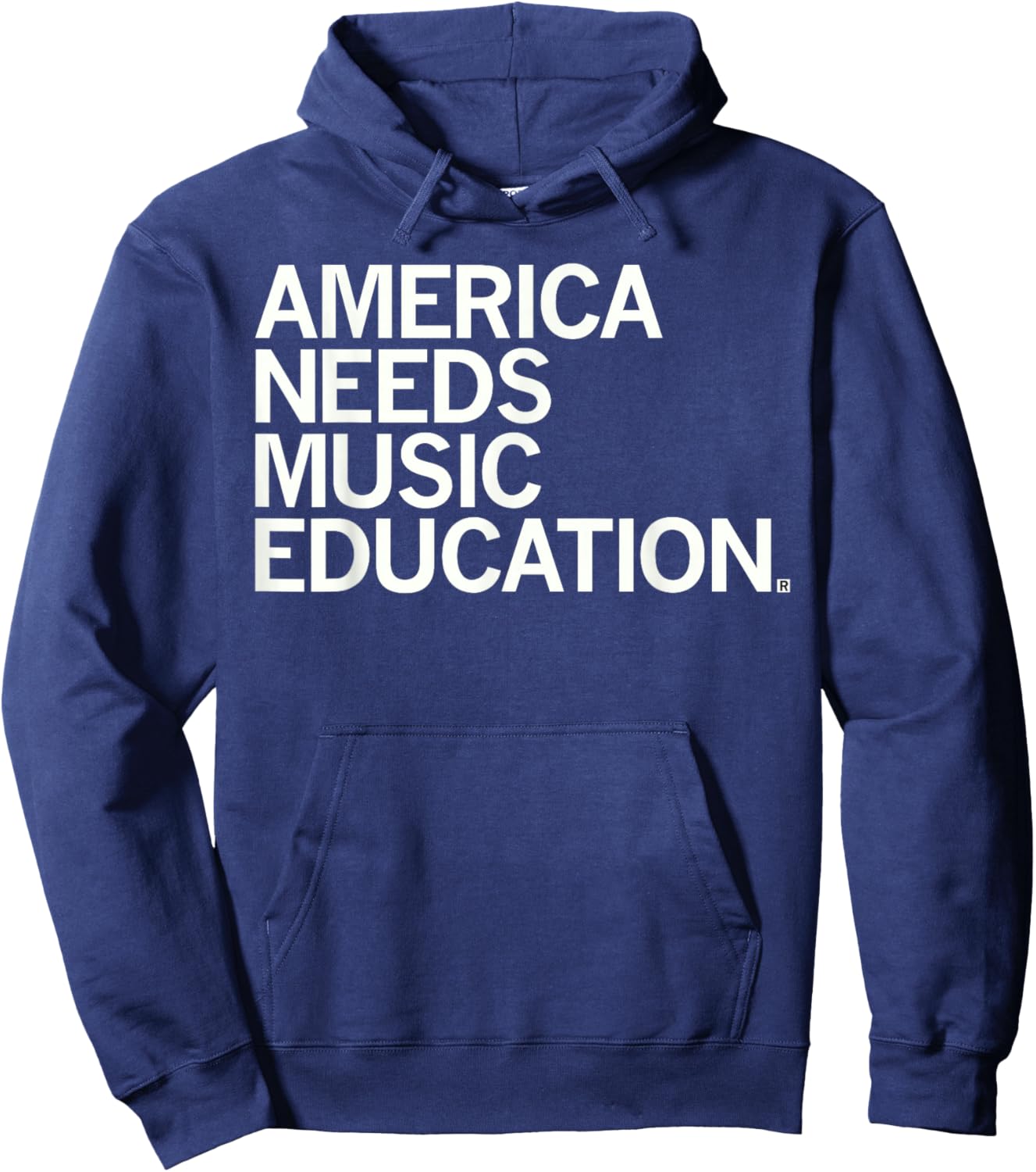 America Needs Music Education Advocacy Back to School Hoodie - Hoodie | Navy