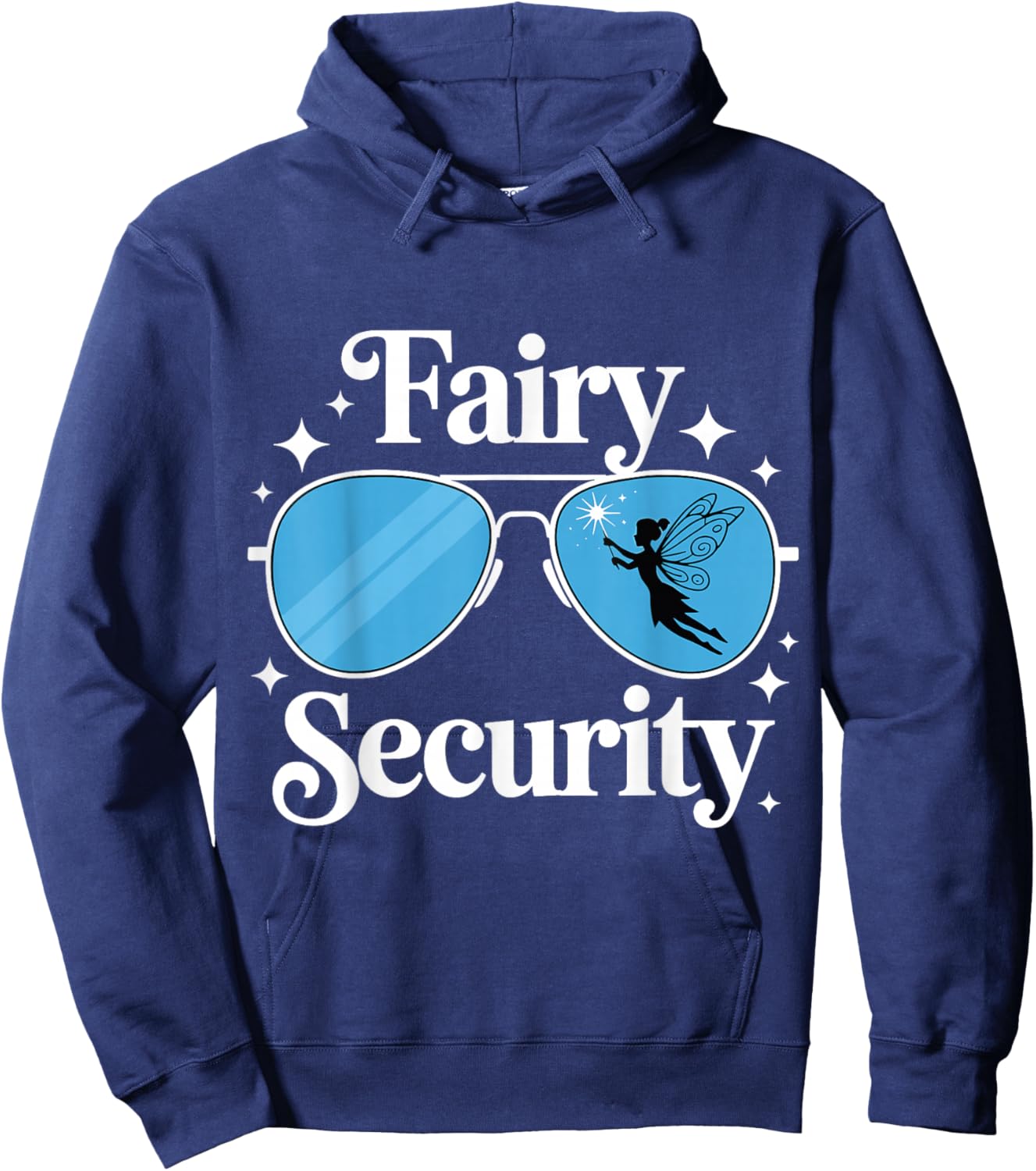 Fairy Security Birthday Family Halloween Costume Dad Mom Hoodie - Hoodie | Navy