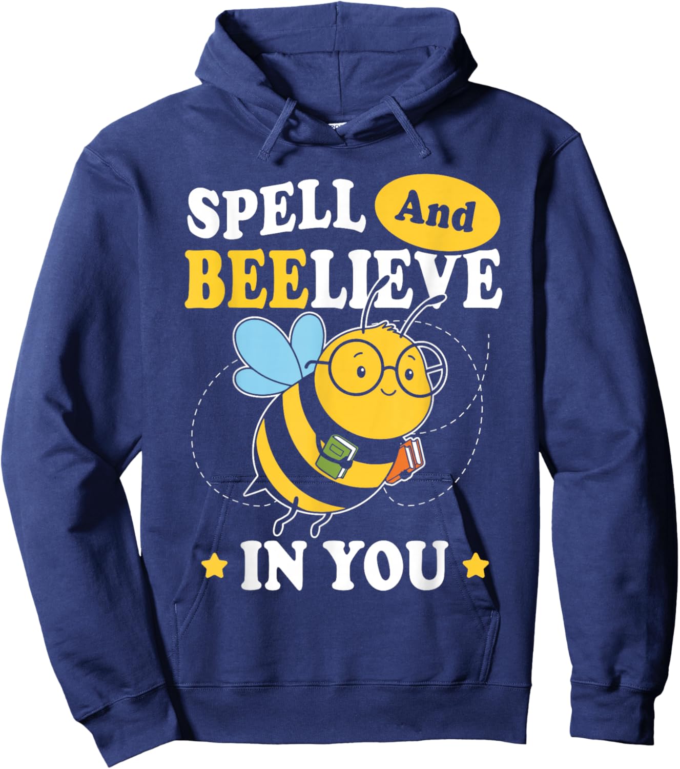 Spelling Bee Competition Motivation Spelling Bee Hoodie - Hoodie | Navy