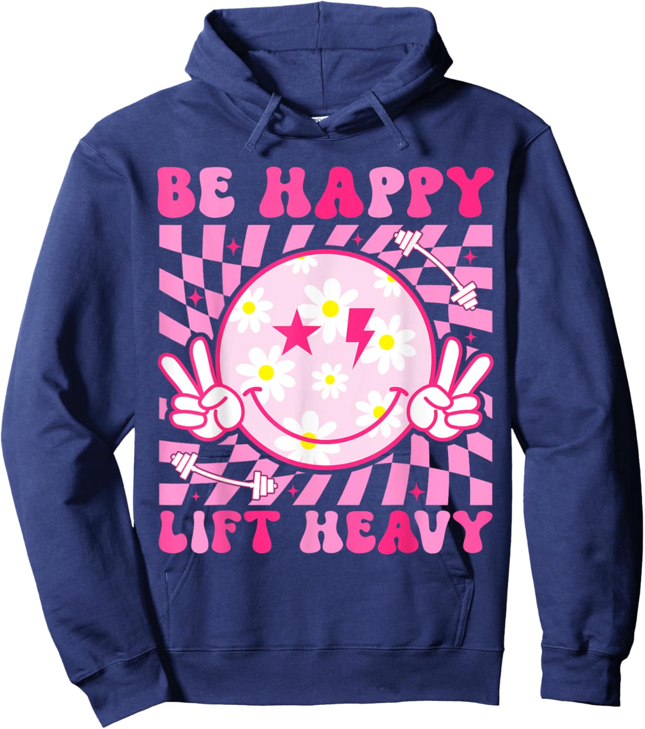 Funny Lift Heavy Workout Shirt for Gym Lover Bodybuilder Hoodie - Hoodie | Navy