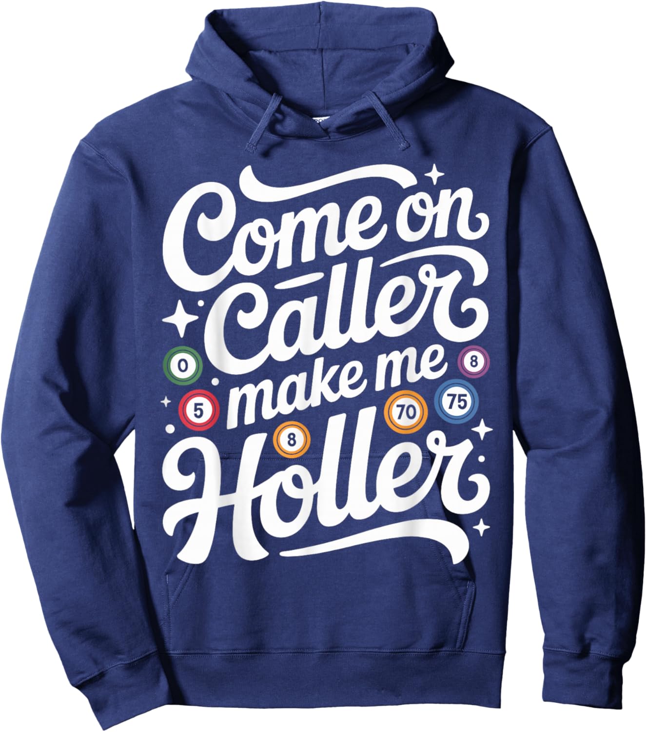 Funny Bingo Caller Hoodie - Hoodie | Navy