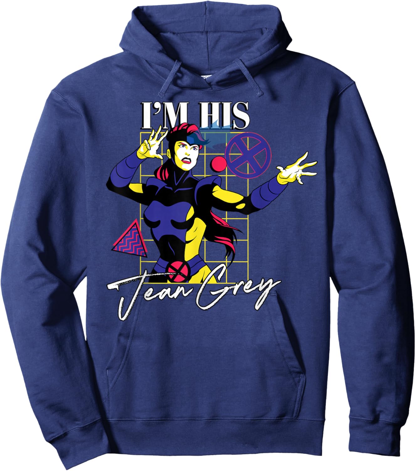 Marvel Super Heroes X-Men Couples Matching I’m His Jean Grey Hoodie - Hoodie | Navy