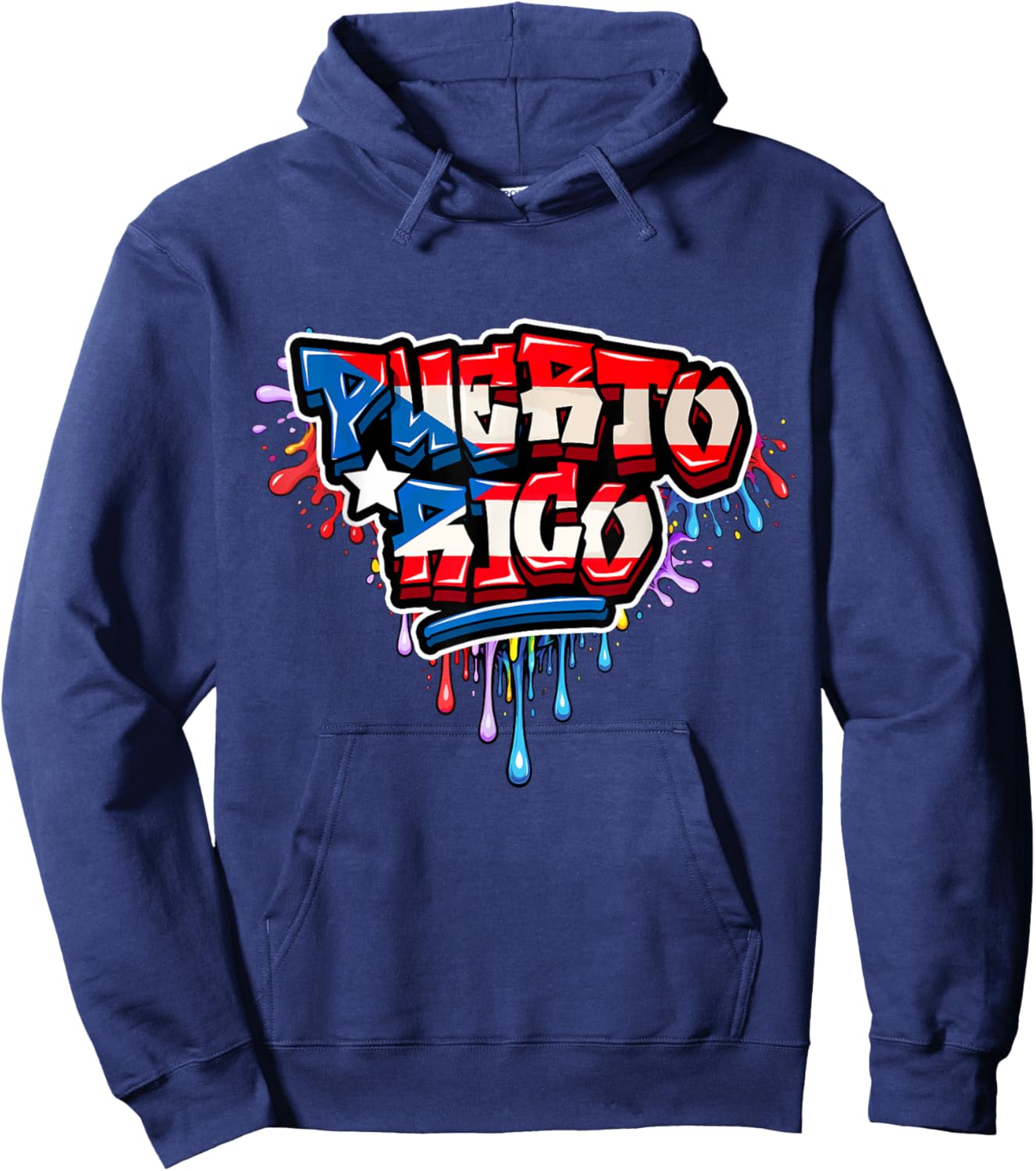 Puerto Rican Culture Puerto Rico Pride Boricua Taino Hoodie - Hoodie | Navy