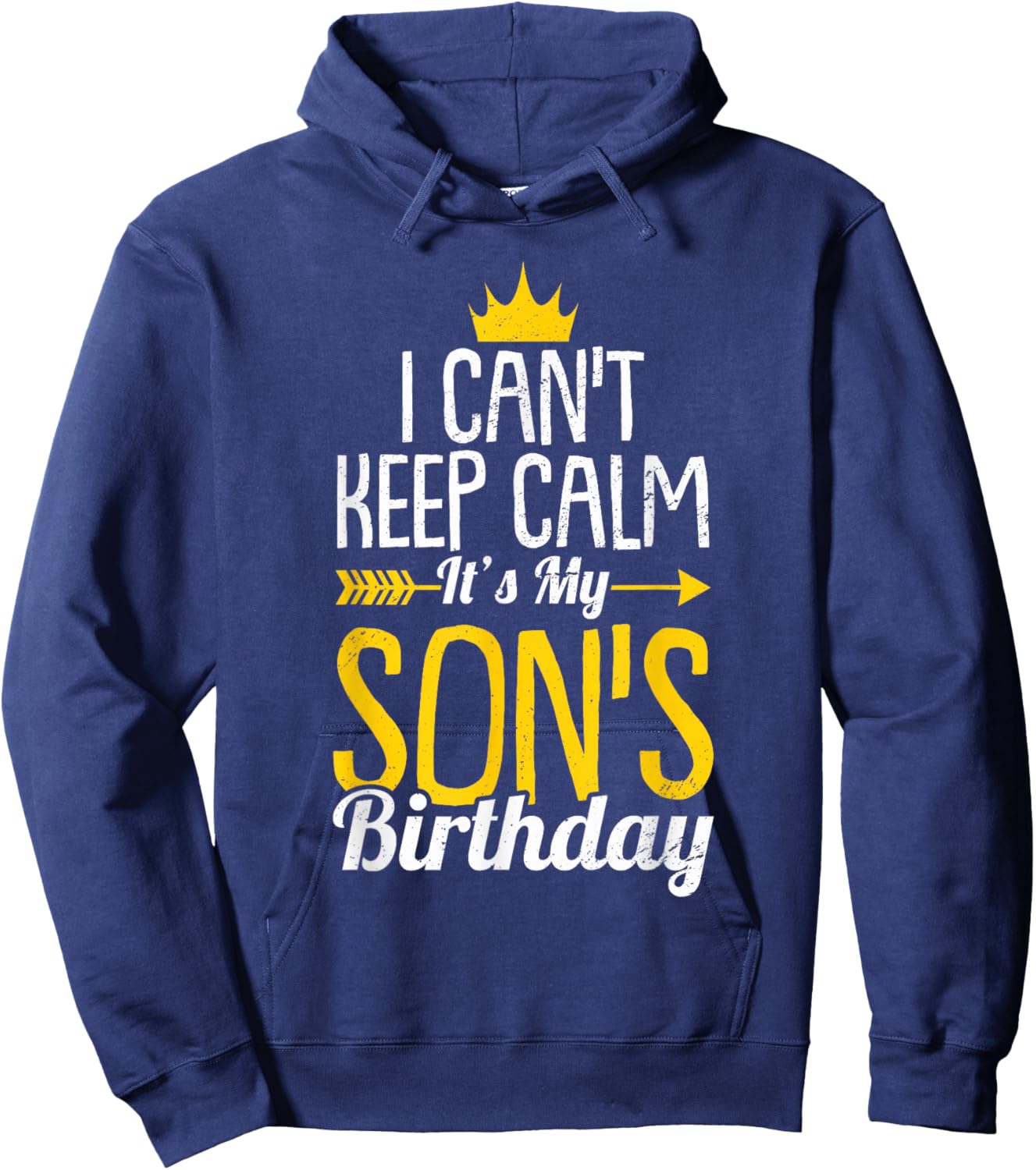 I Cant Keep Calm Its My Sons Birthday Kindergeburtstag Sohn Hoodie - Hoodie | Navy