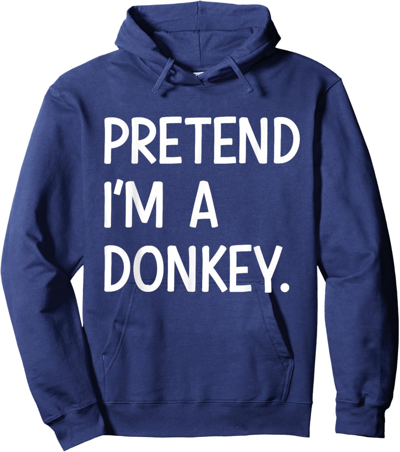 Pretend Im a Donkey Costume Halloween Hoodie - Hoodie | Navy