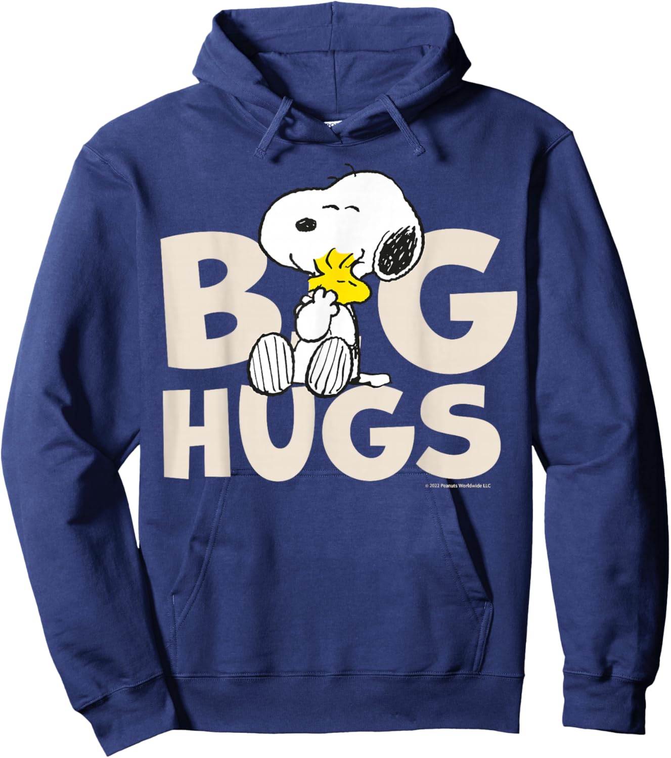 Peanuts - Snoopy Woodstock Big Hugs Hoodie - Hoodie | Navy