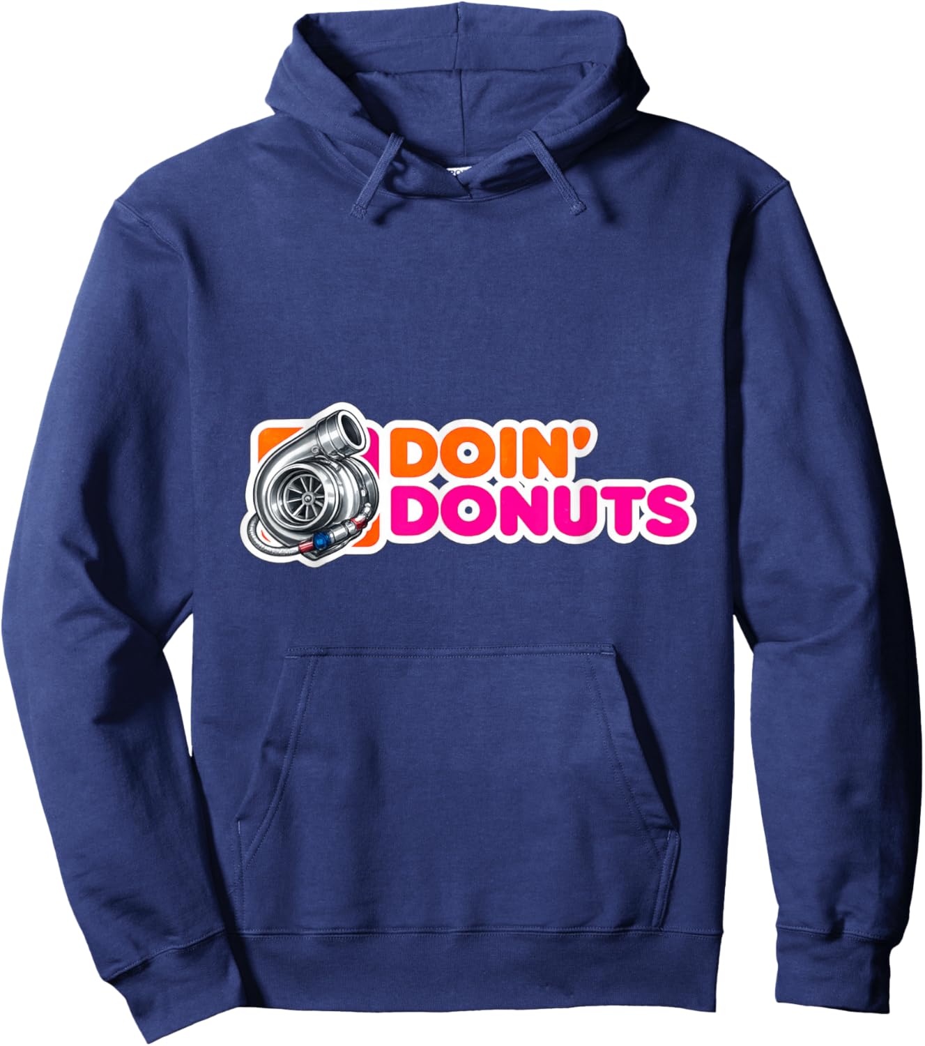 Doin' Donuts - Funny Racing & Drift Car Enthusiast Hoodie - Hoodie | Navy