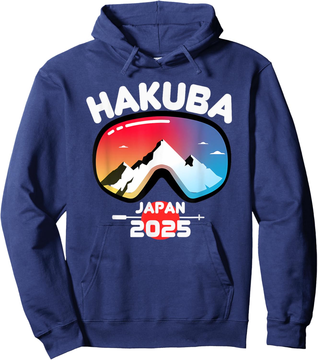 Hakuba Japan Skiing and Snowboarding Adventure 2025 Hoodie - Hoodie | Navy