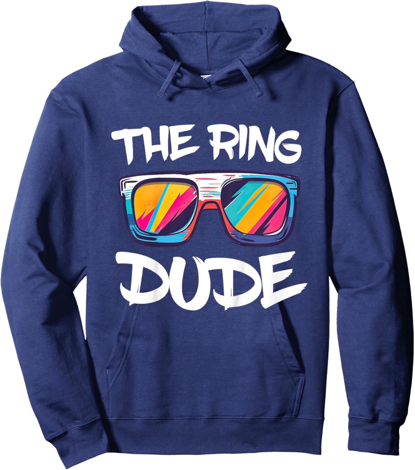 Kids The Ring Dude Shirt Kids Little Boys Ring Bearer Hoodie - Hoodie | Navy