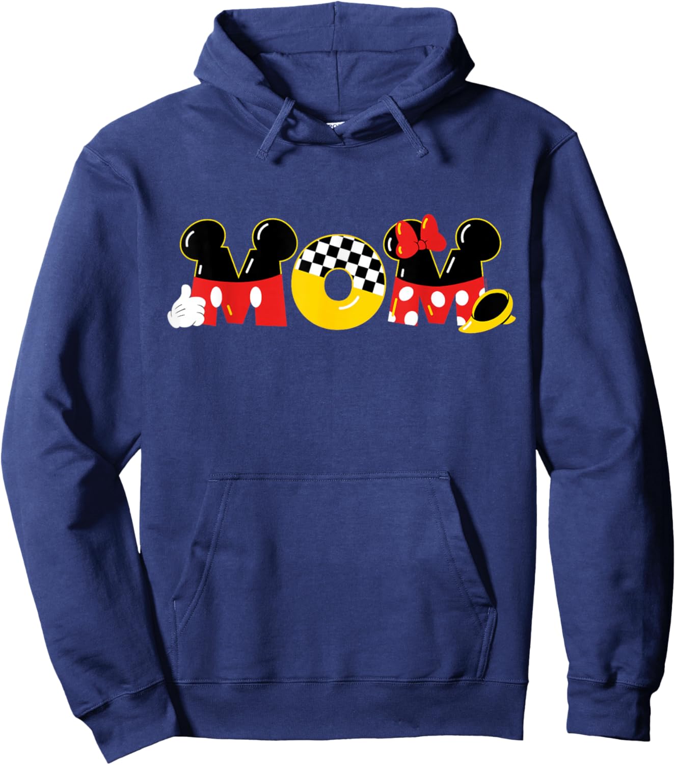 Disney Mickey Mouse & Minnie Mouse Mom Mother’s Day Birthday Hoodie - Hoodie | Navy