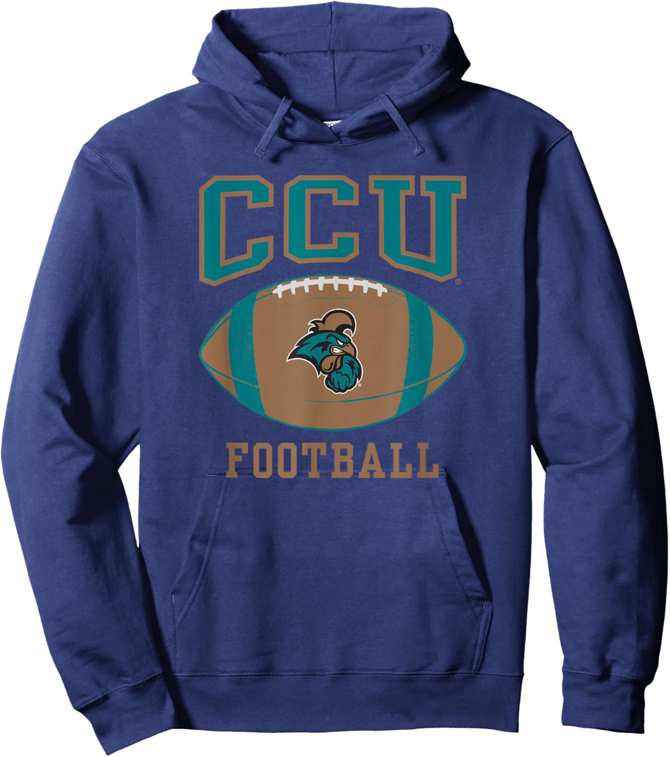 Coastal Carolina University CCU Football Hoodie - Hoodie | Navy