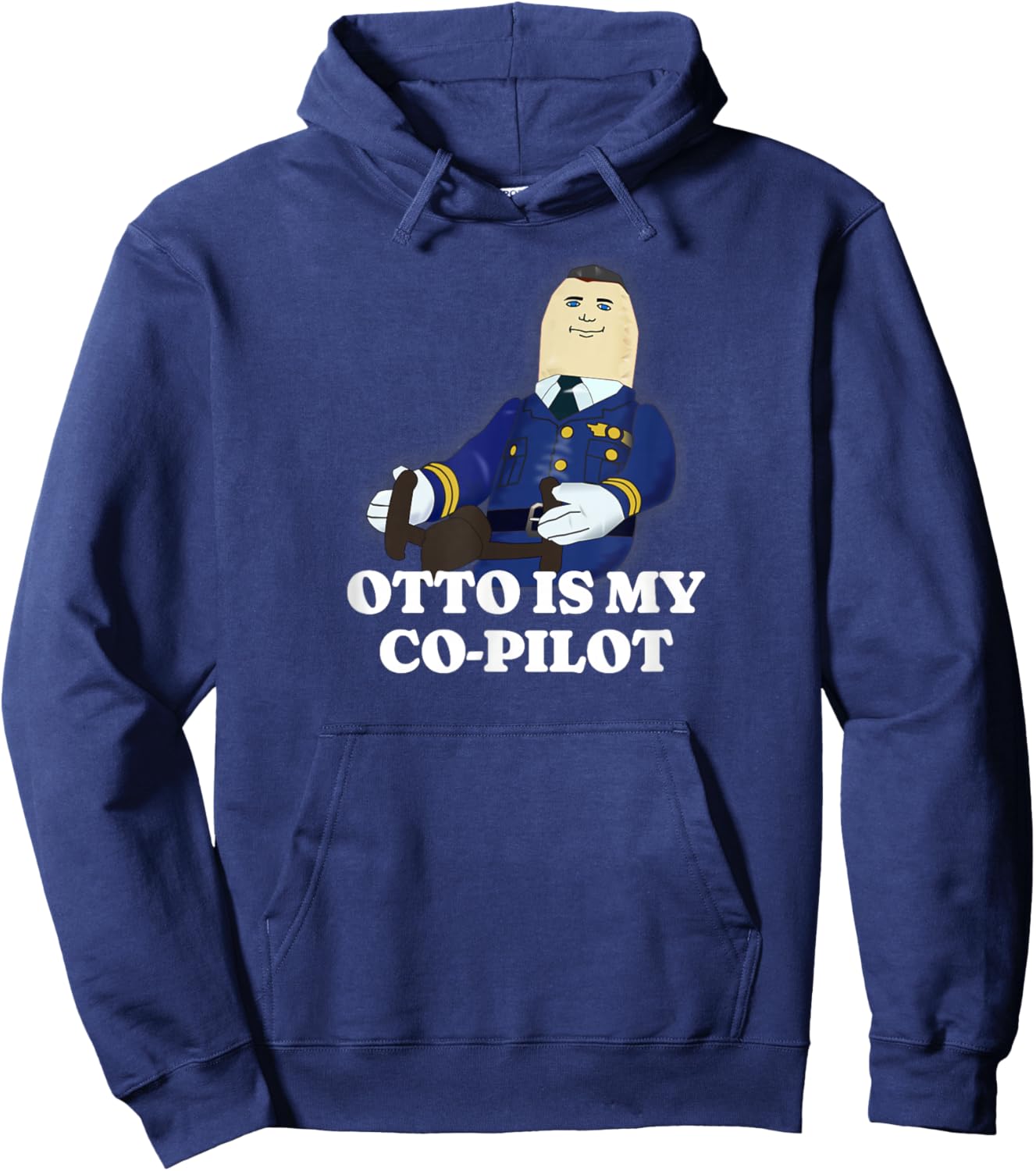 Otto is My co-Pilot Hoodie - Hoodie | Navy