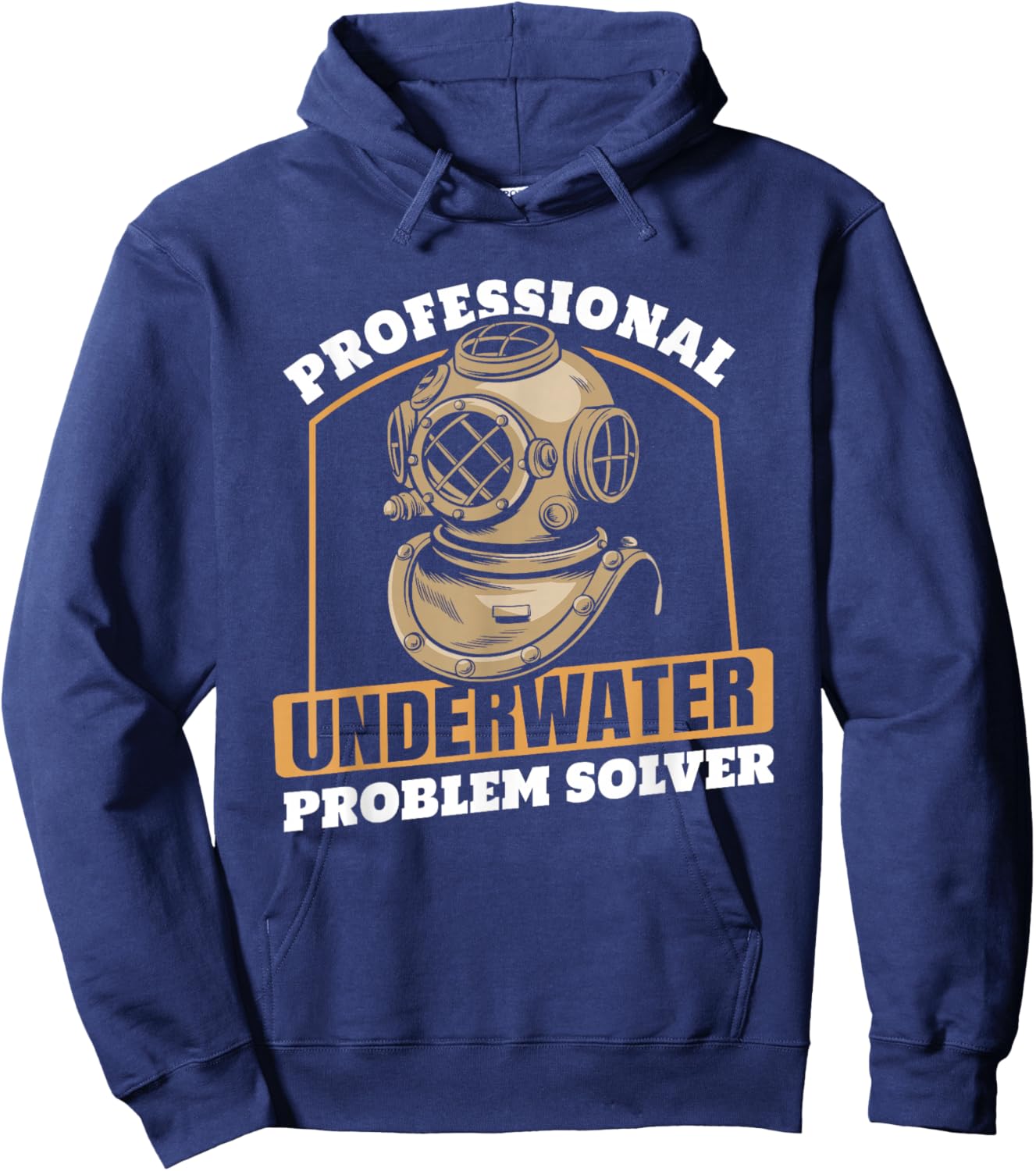 Marine Construction Underwater Welding - Commercial Diver Hoodie - Hoodie | Navy