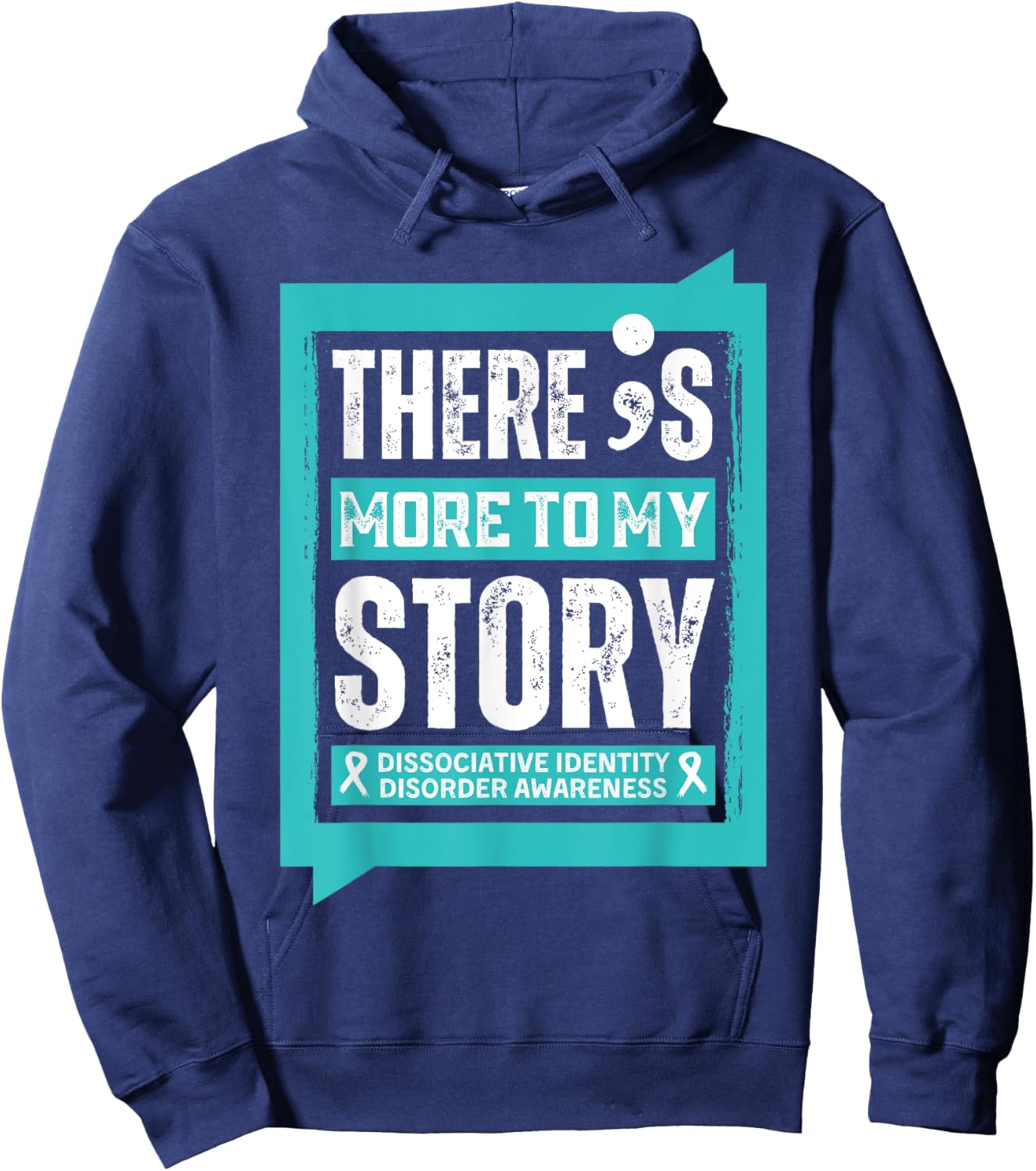 More My Story Dissociative Identity Disorder Mental Health Hoodie - Hoodie | Navy