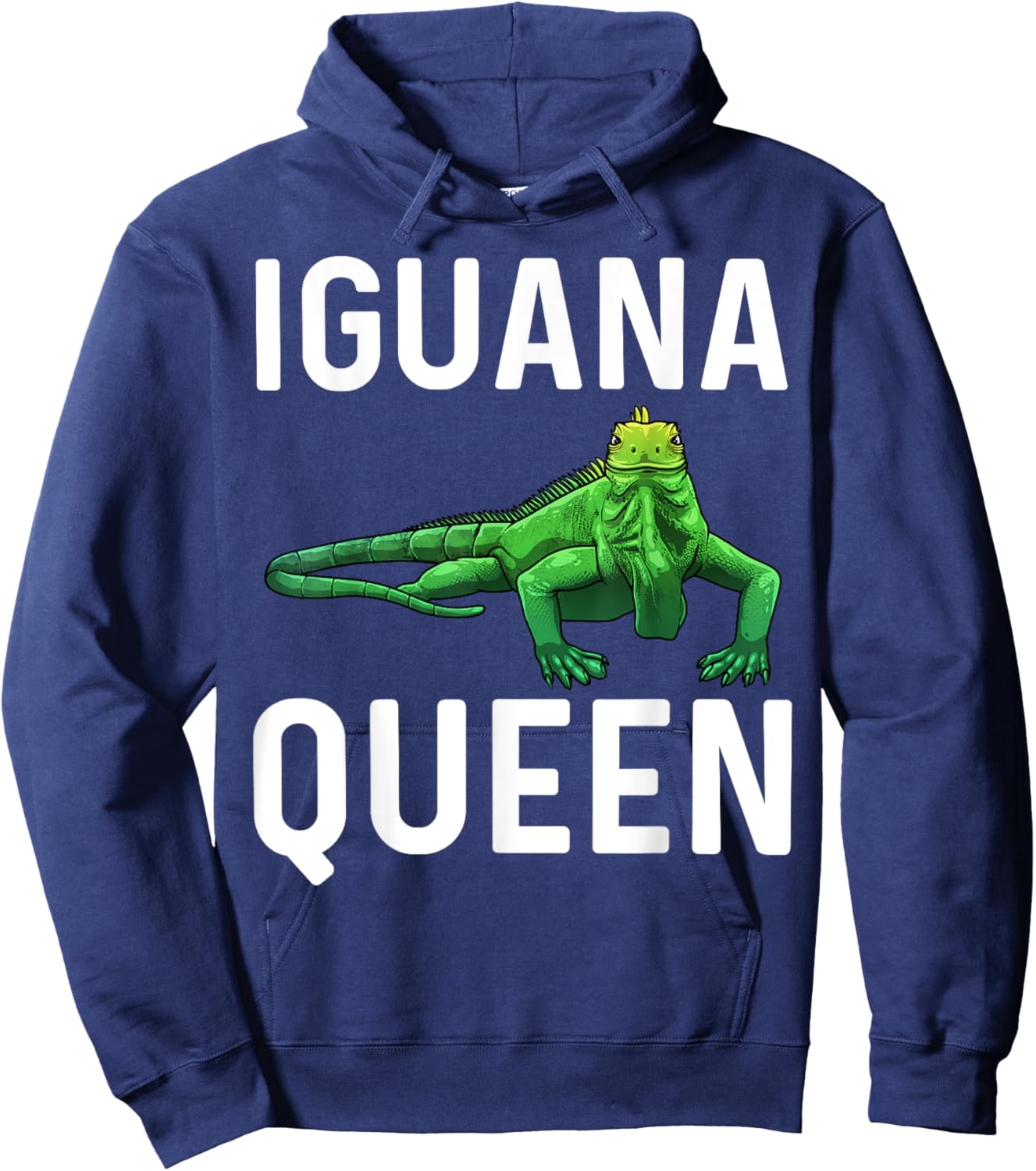 Funny Iguana Art For Girls Women Lizard Reptile Iguana Lover Hoodie - Hoodie | Navy