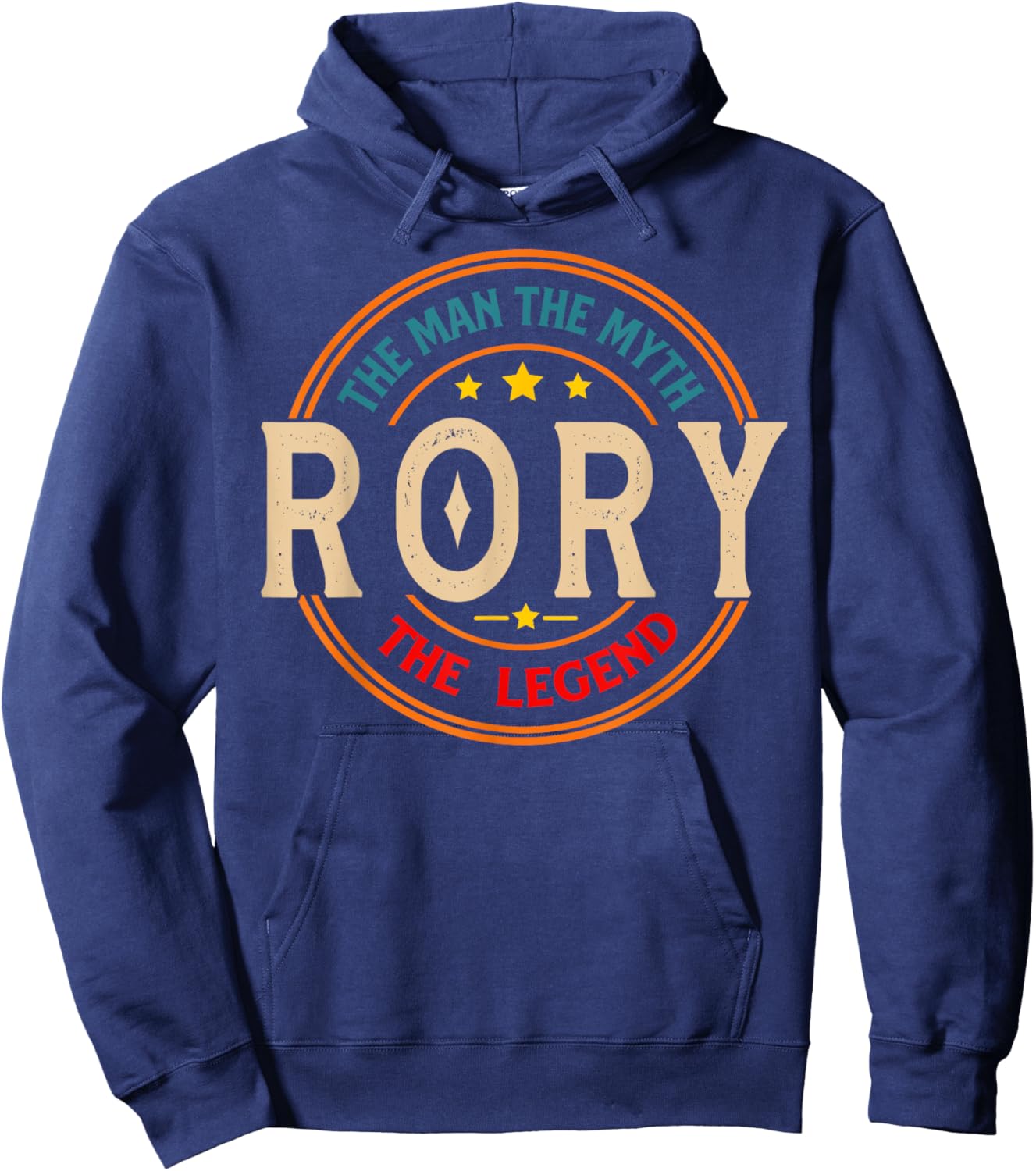 RORY The Man The Myth The Legend Vintage Personalized Hoodie - Hoodie | Navy