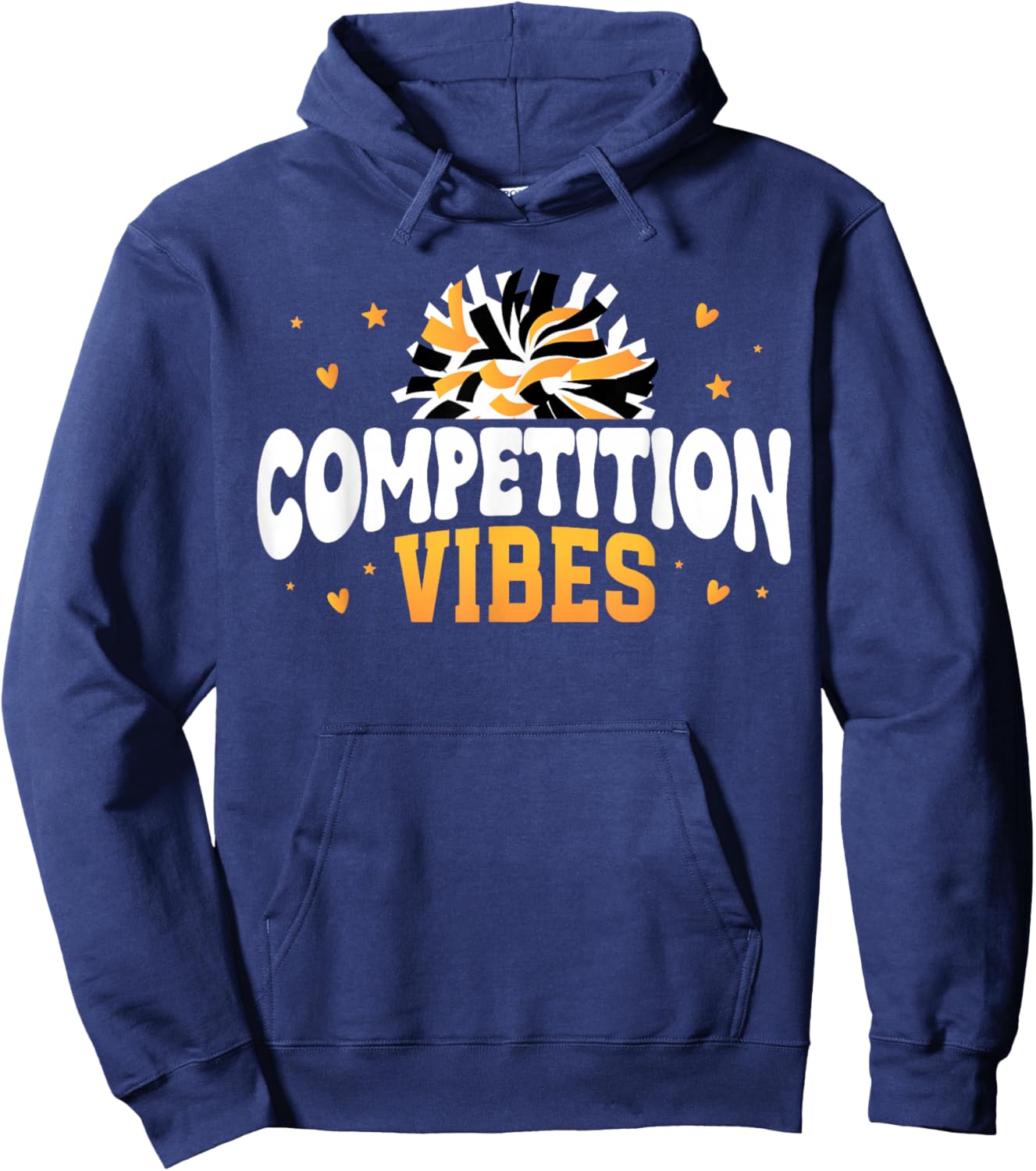 Competition Vibes Cheer Comp Day Cheerleader Competition Day Hoodie - Hoodie | Navy