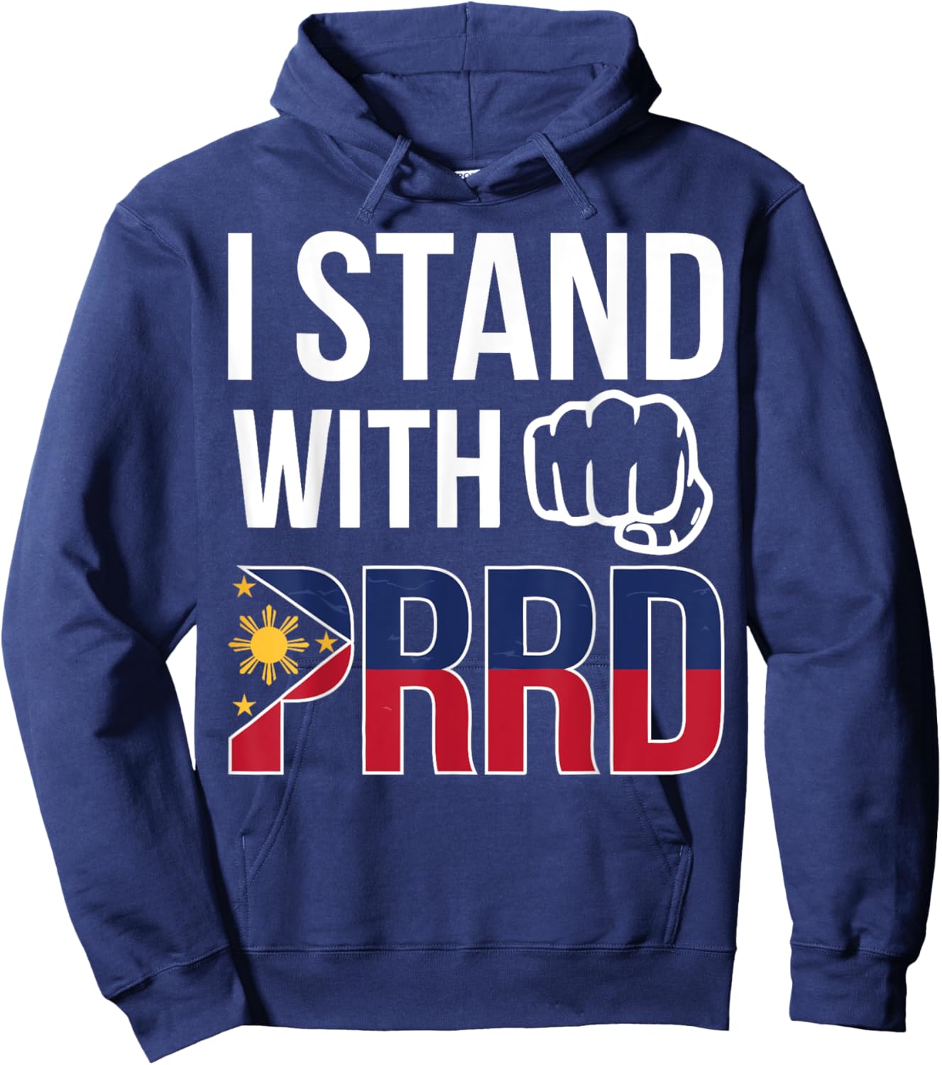 Free Duterte Supporter President Rodrigo Digong Duterte Hoodie - Hoodie | Navy