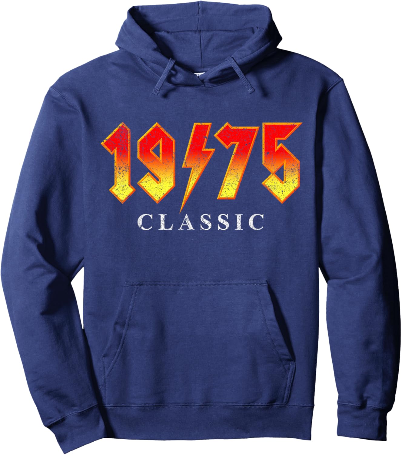 Vintage 1975 Classic Rock Legend 50 Year Old 50th Birthday Hoodie - Hoodie | Navy