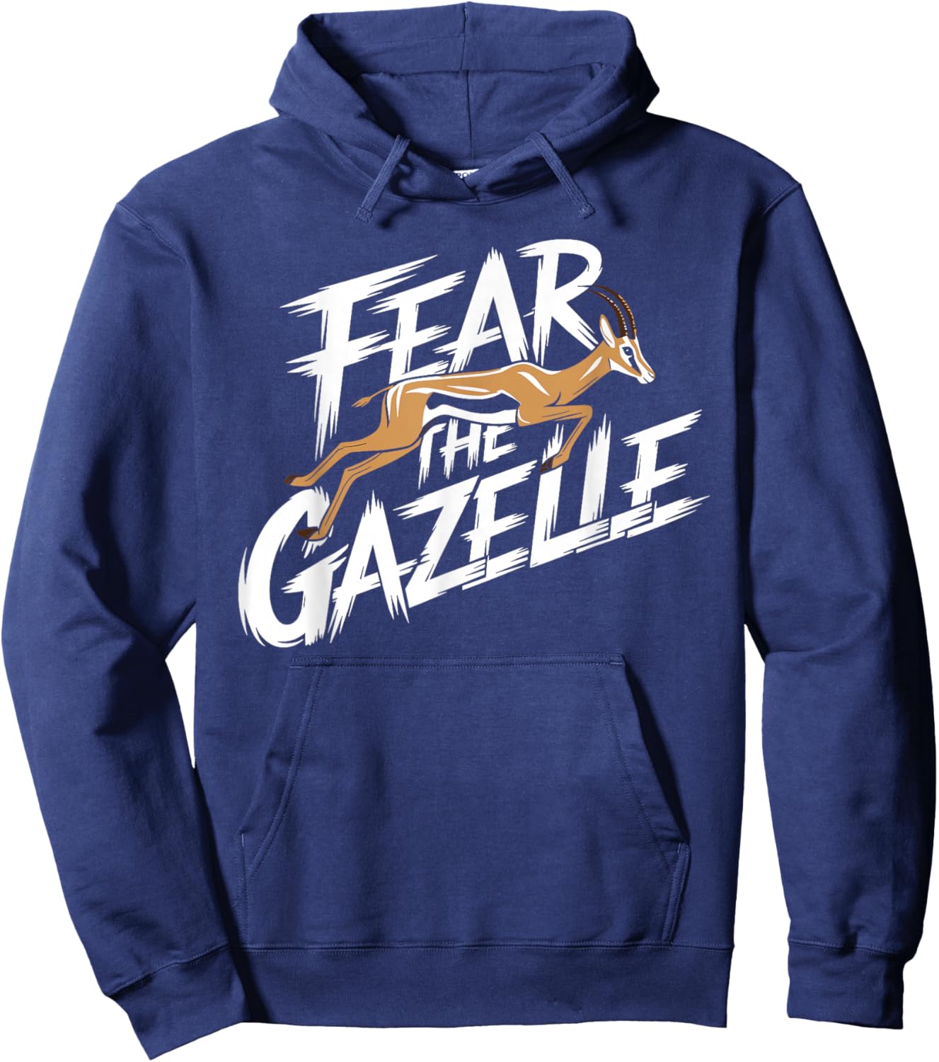Fear The GAZELLE GAZELLES Hoodie - Hoodie | Navy