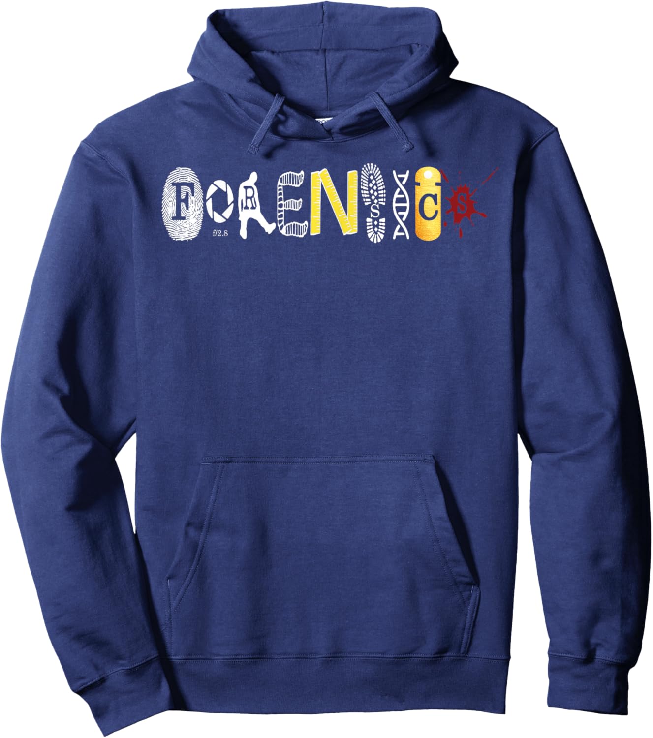 Forensics Shoe Crime Scene CSI Hoodie - Hoodie | Navy