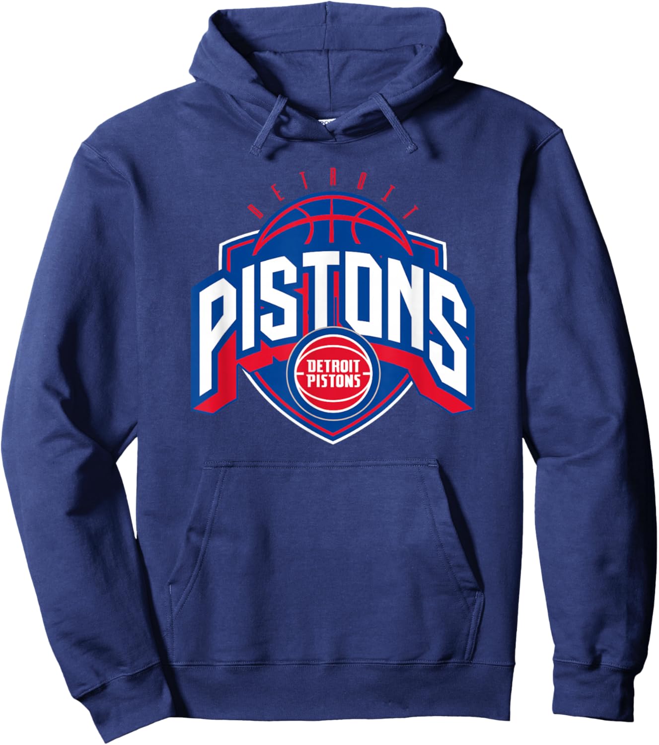 NBA Official Detroit Pistons Kickout Hoodie - Hoodie | Navy
