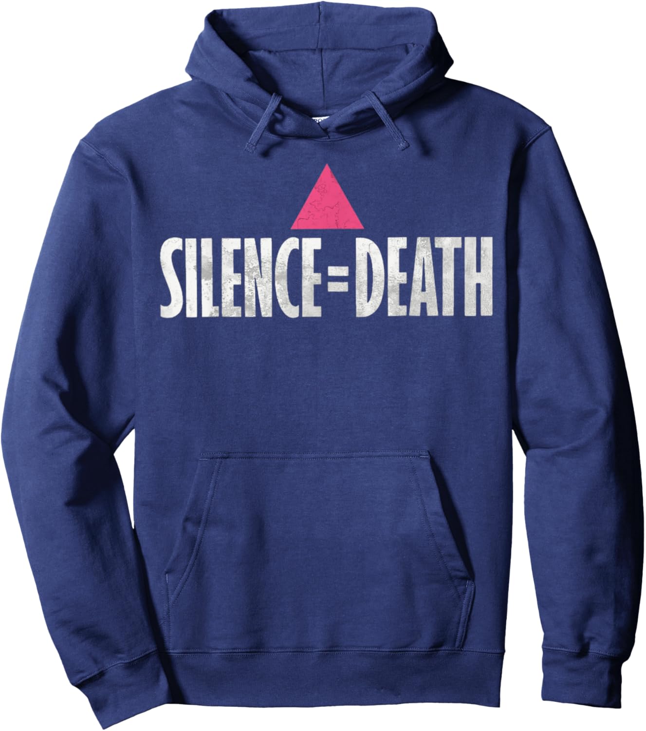 LGBTQ Shirt Men Women Gay Pride Gift Equality Silence Death Hoodie - Hoodie | Navy