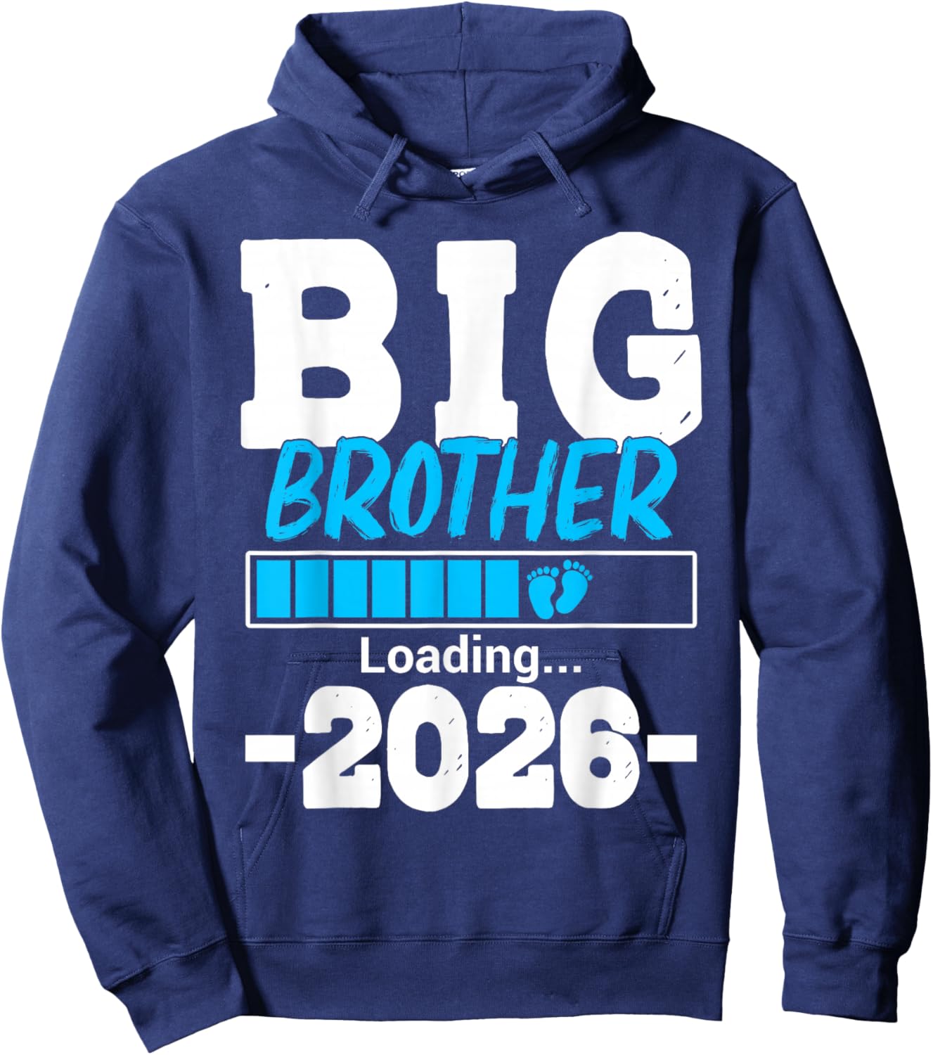 Big Brother Loading 2026 Kids Promoted to Big Brother 2026 Hoodie - Hoodie | Navy