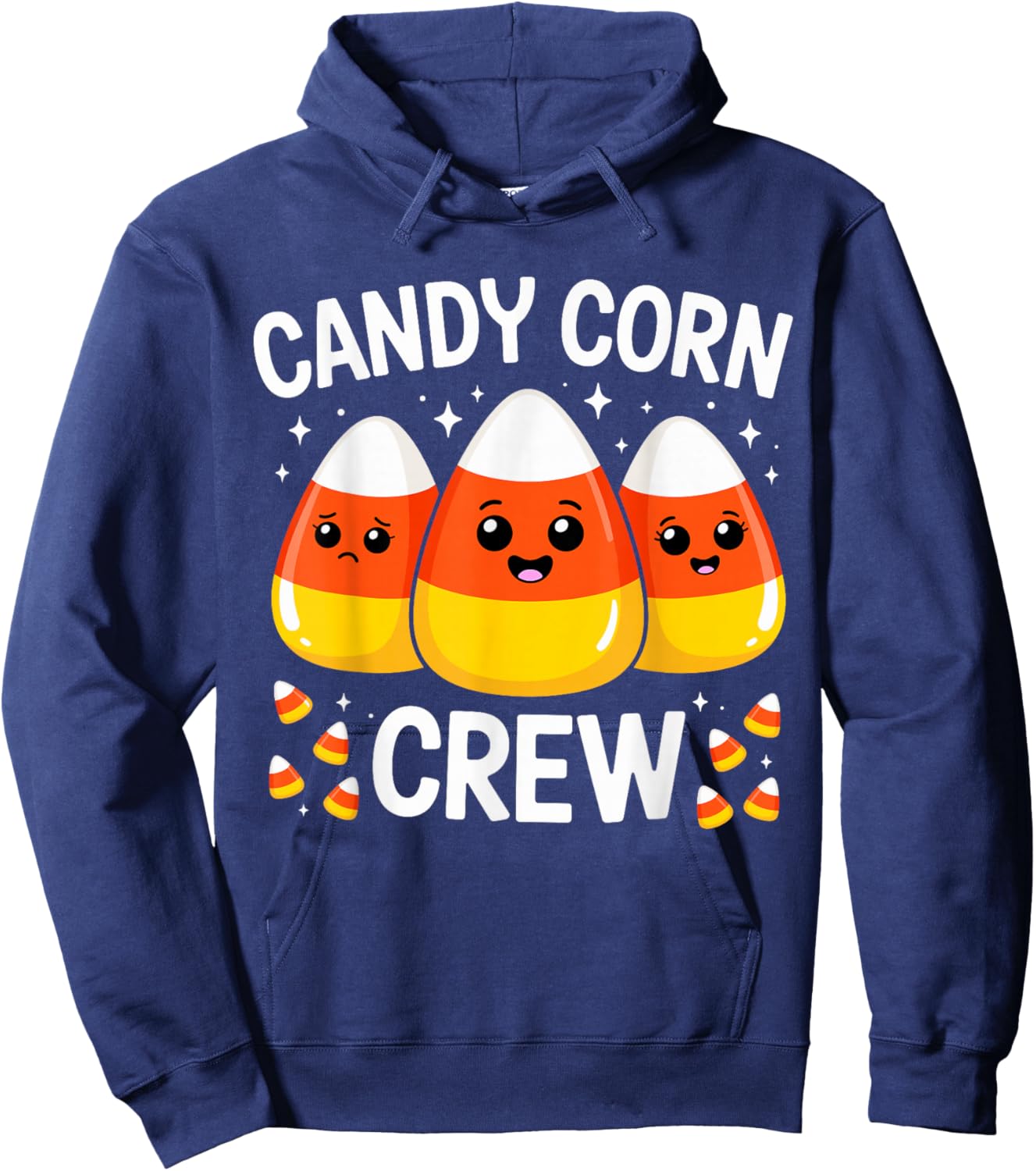 Candy Corn Crew Costume Halloween Hoodie - Hoodie | Navy