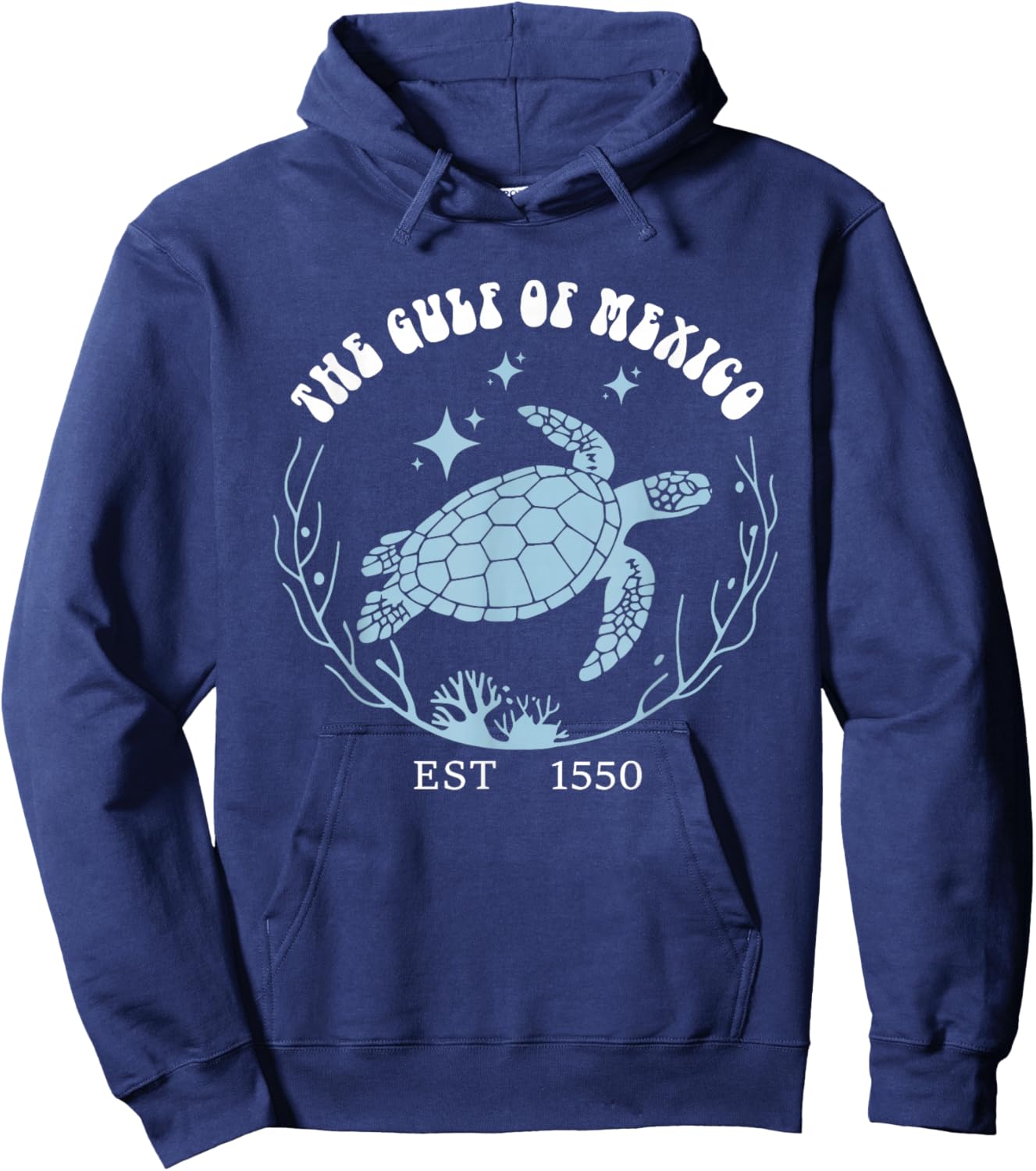 Gulf of Mexico Turtle Hoodie - Hoodie | Navy