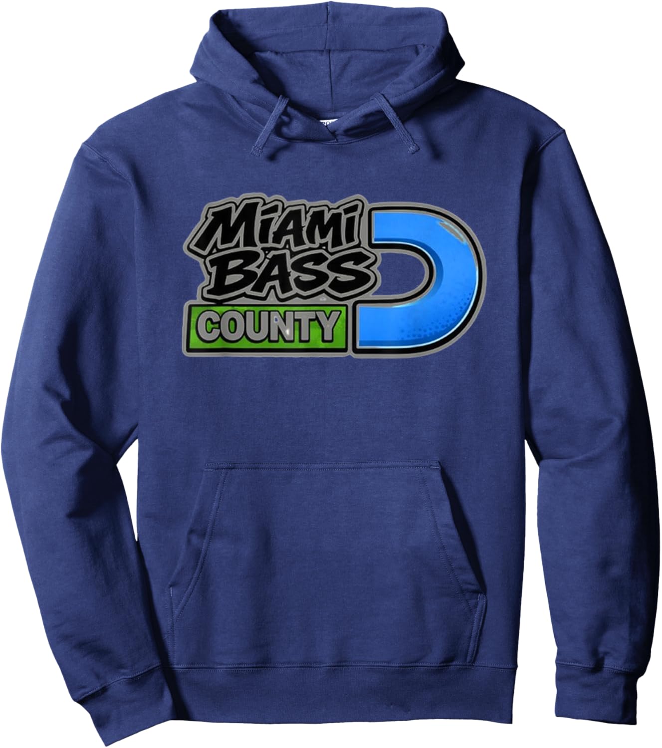 Miami BASS County (305) Hoodie - Hoodie | Navy
