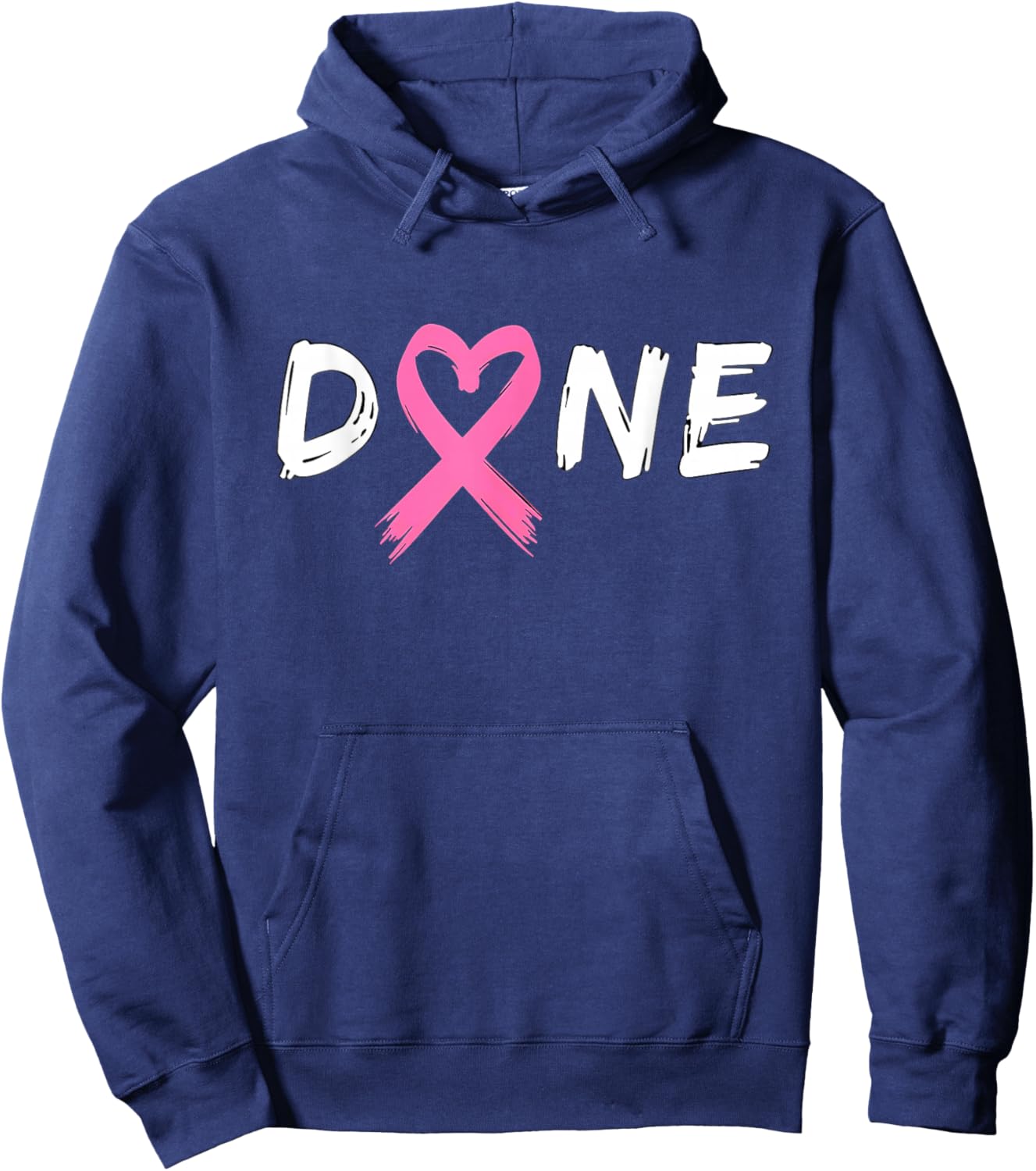 Last Day Of Chemo Radiation Treatment Breast Cancer Done Hoodie - Hoodie | Navy