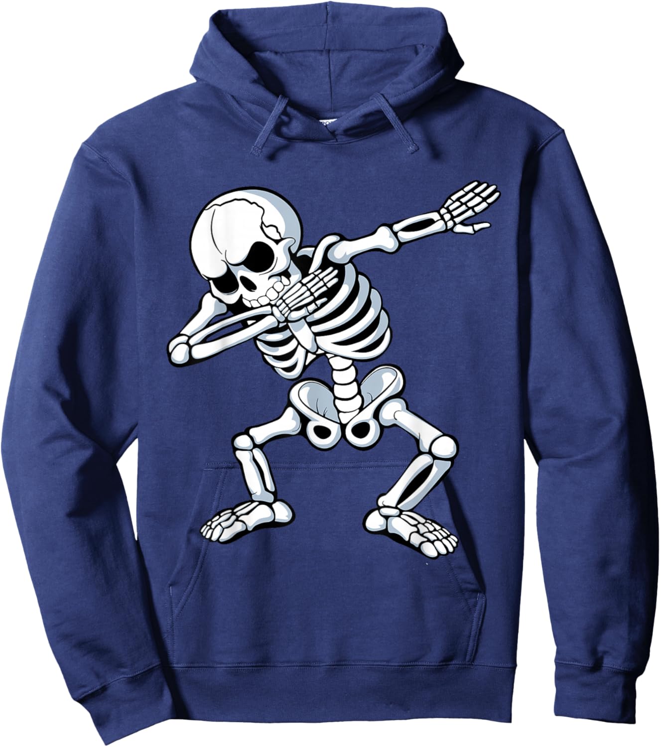 Dabbing Skeleton Spooky Dab Dancing Men Kids Boys Halloween Hoodie - Hoodie | Navy