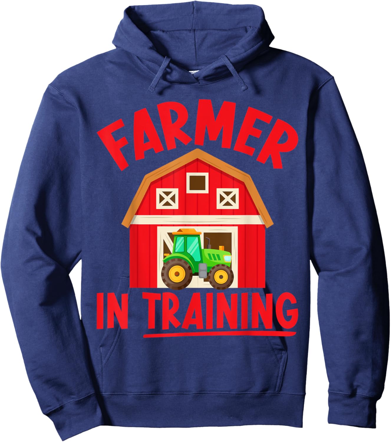 Farm Lifestyle Farming Toddler Farmer In Training Hoodie - Hoodie | Navy