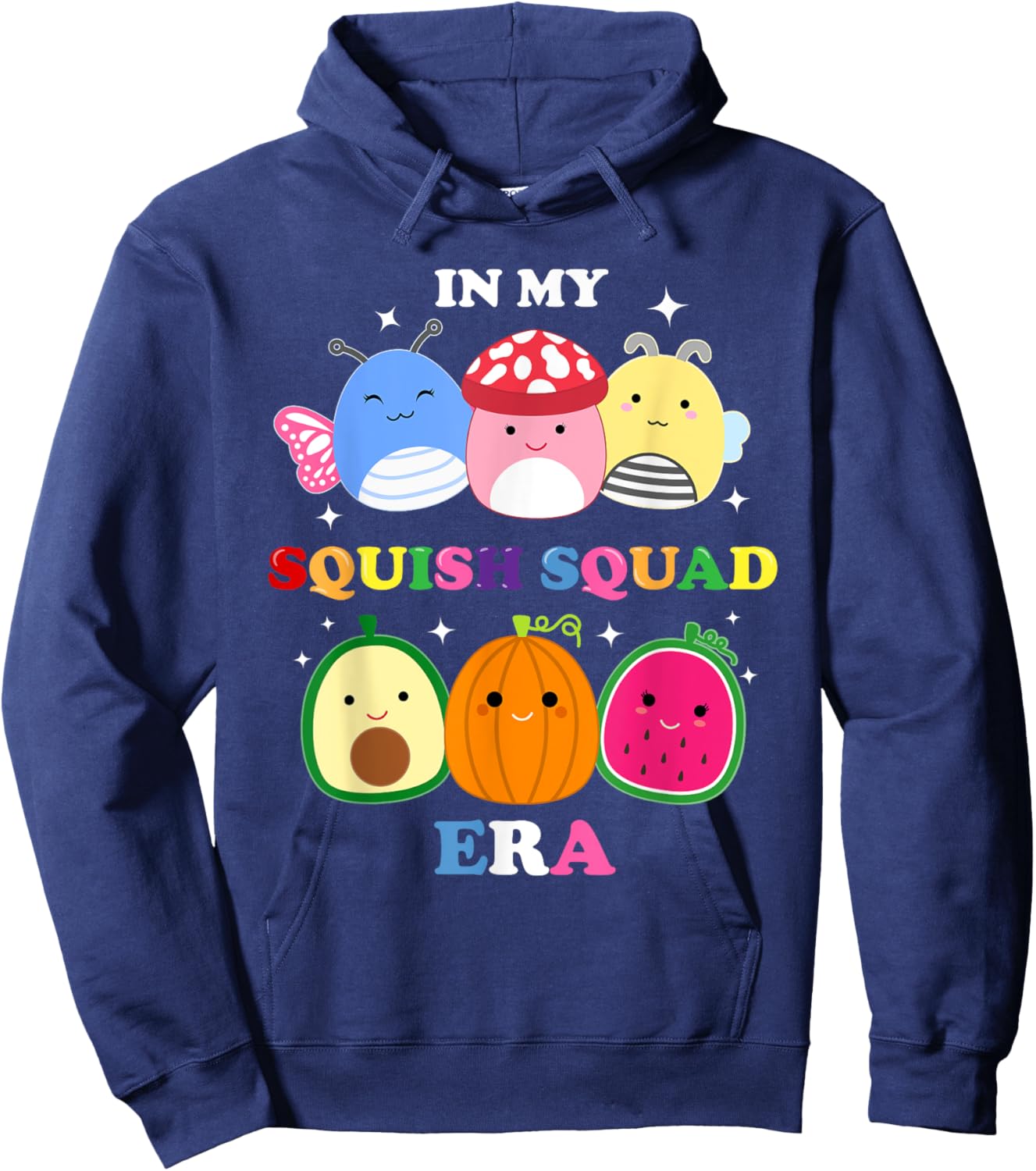 In My Squish Squad Era! Soft Toy Animal Plush Kids Boy Girls Hoodie - Hoodie | Navy