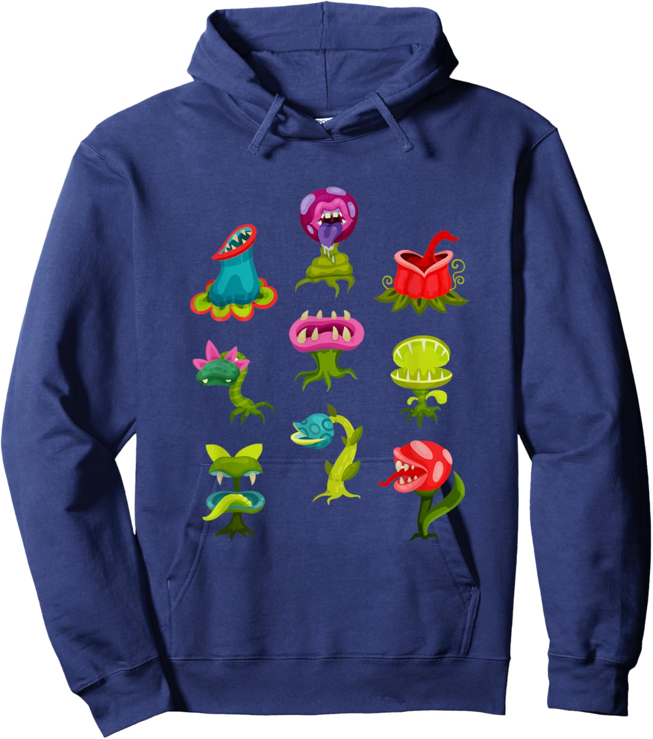 Carnivorous Plants Lover Kids Sarracenia Venus Fly Trap Hoodie - Hoodie | Navy
