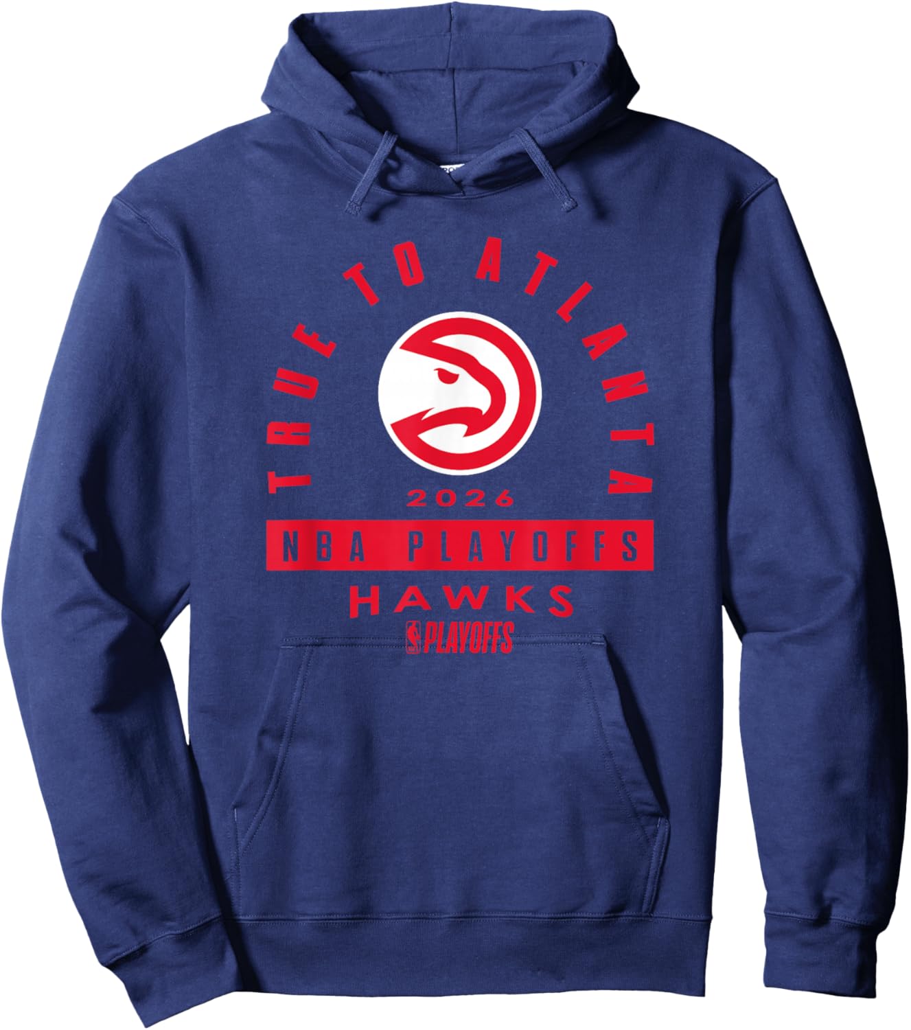NBA 2026 Playoffs Mantra Hawks Over The Rainbow Hoodie - Hoodie | Navy
