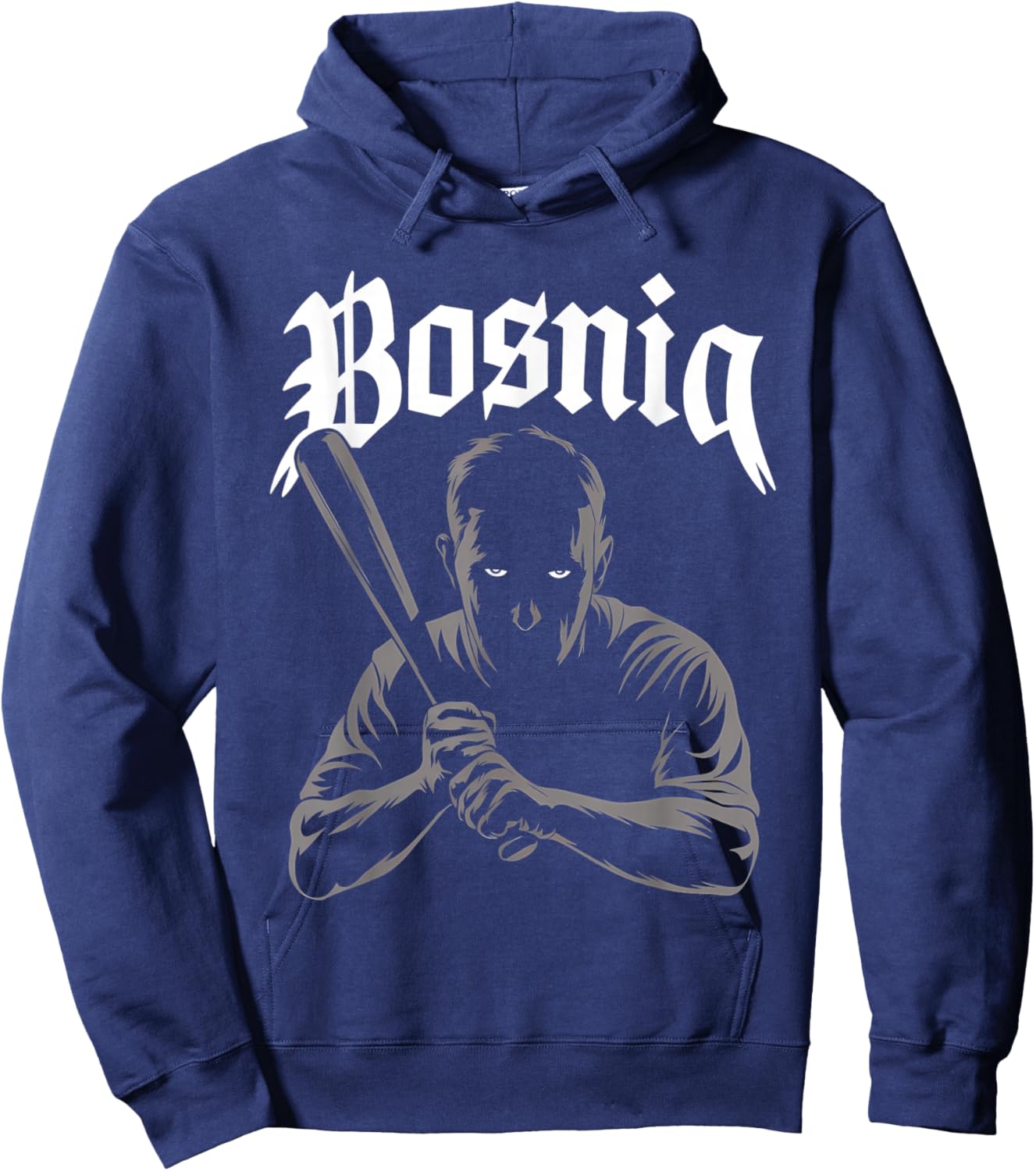 Bosnien Geschenk Flagge Bosnia Vintage Herzegowina Sarajevo Hoodie - Hoodie | Navy
