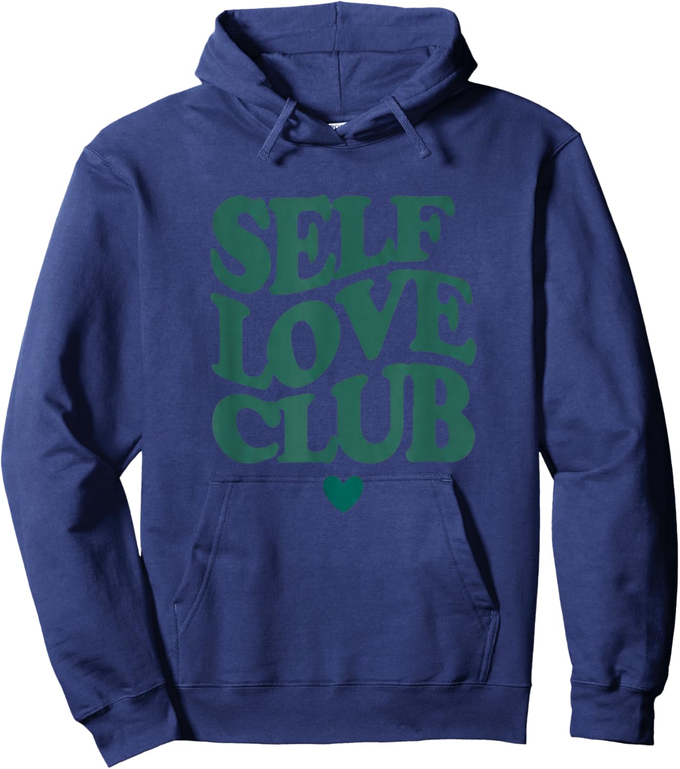 Self Love Club Statement Men Women Hoodie - Hoodie | Navy