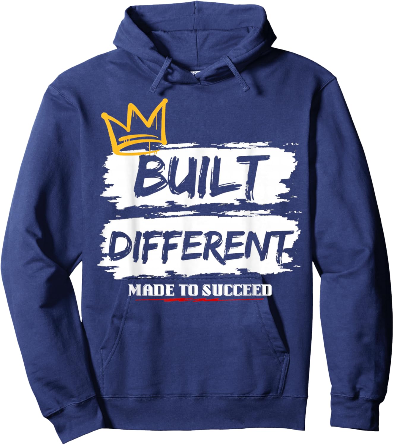 Built Different Made to Succeed Hoodie - Hoodie | Navy