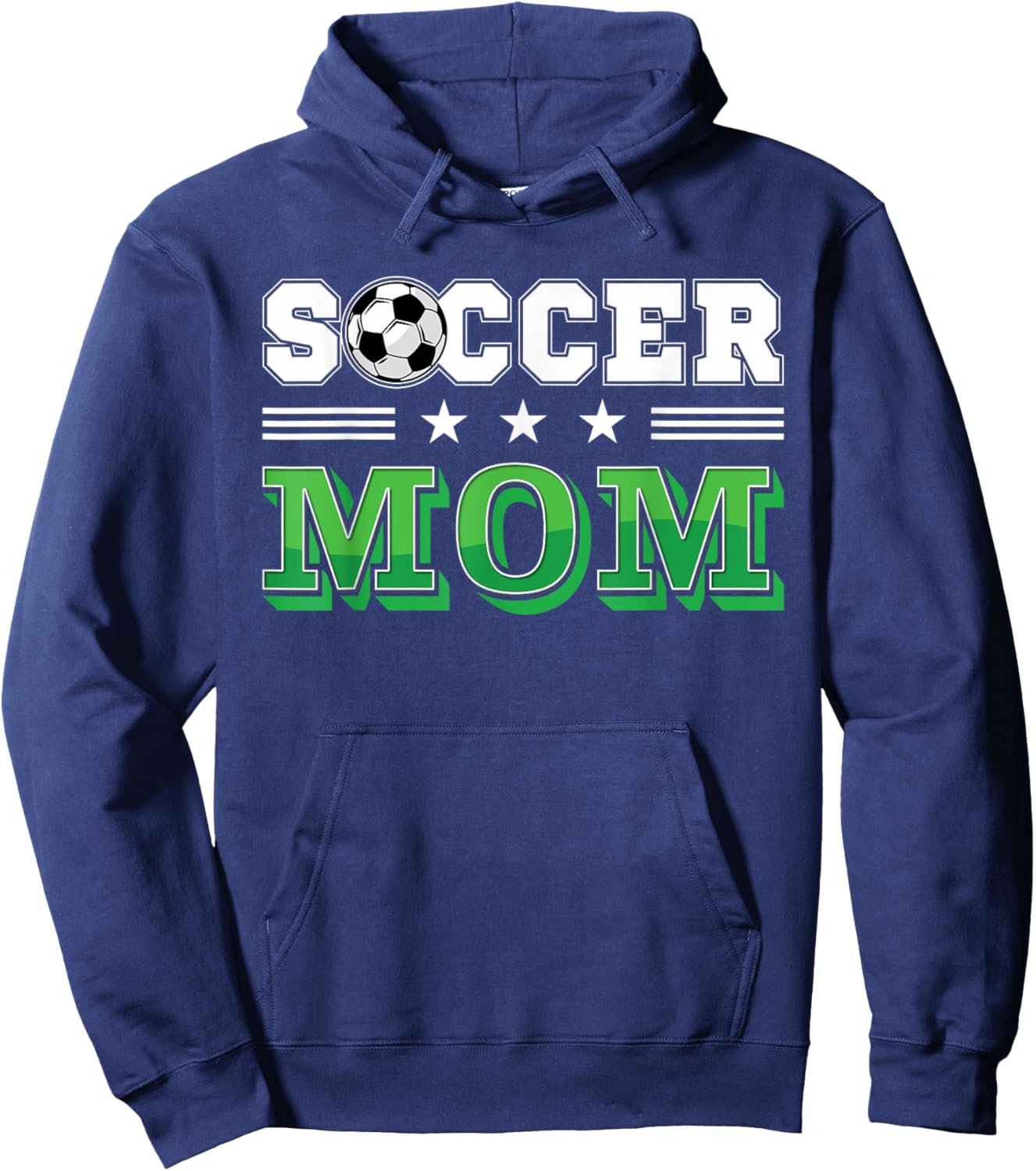 Soccer Mom Mother Family Matching Birthday Team Supporter Hoodie - Hoodie | Navy
