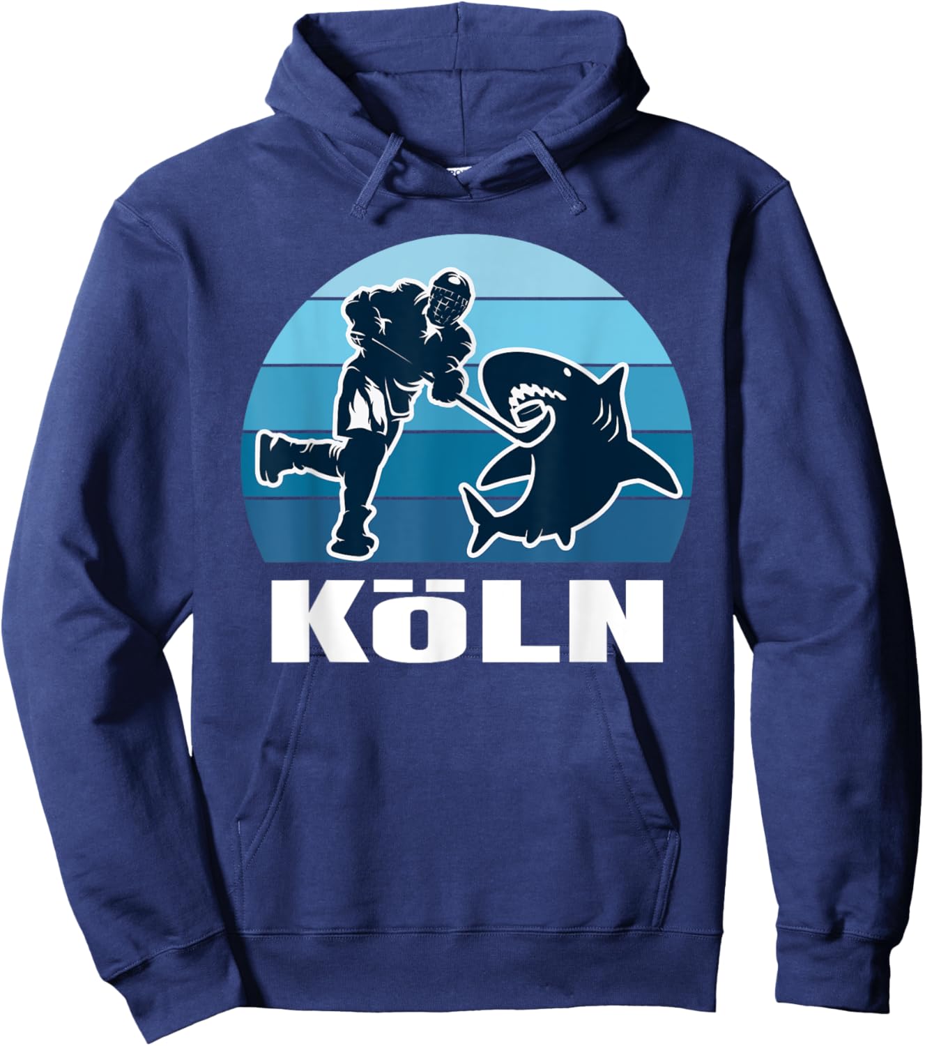 Cologne Ice Hockey Fan - Shark Hoodie - Hoodie | Navy