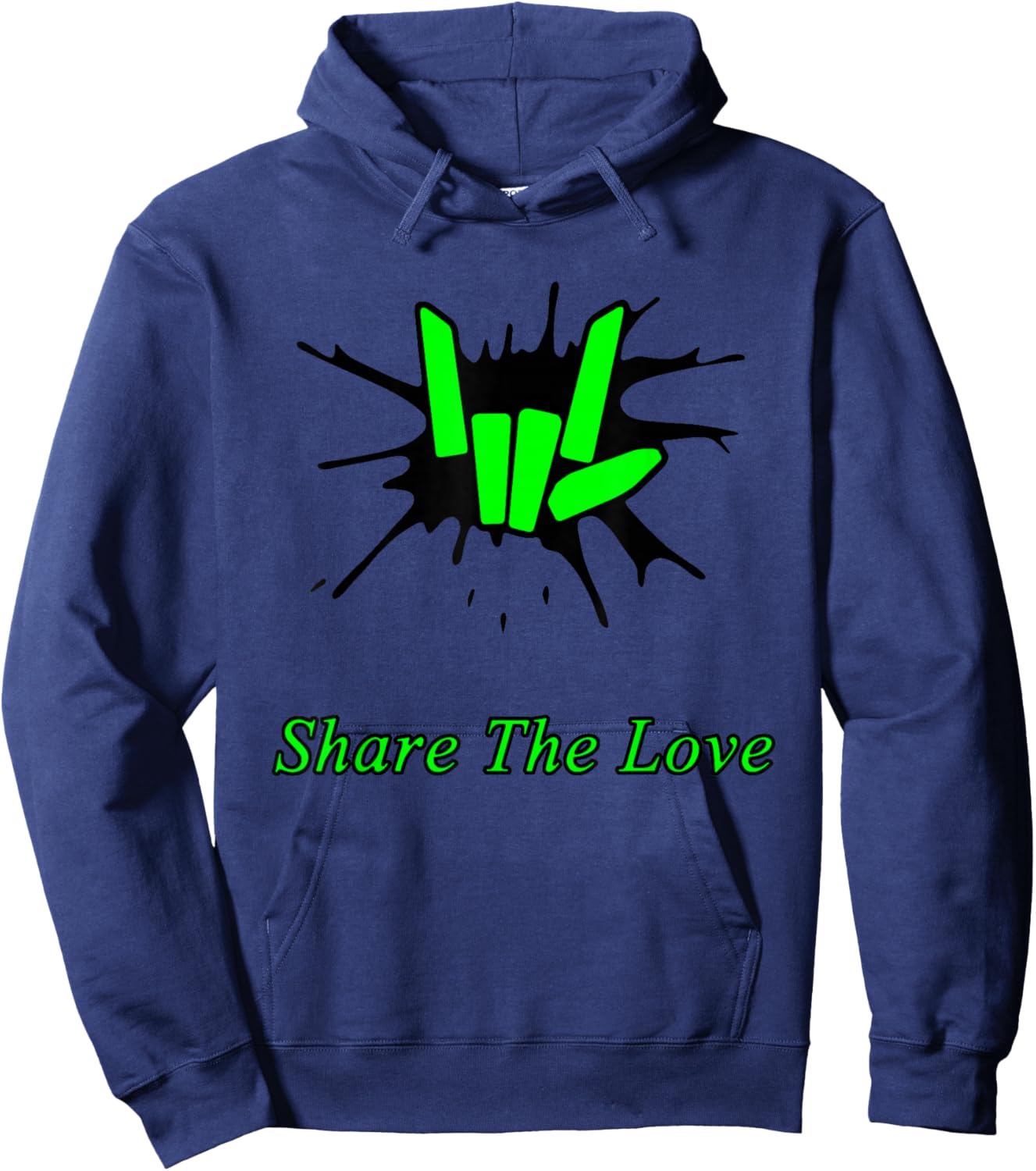 Kids Share The Love Merch for Birthday Gifts Hoodie - Hoodie | Navy
