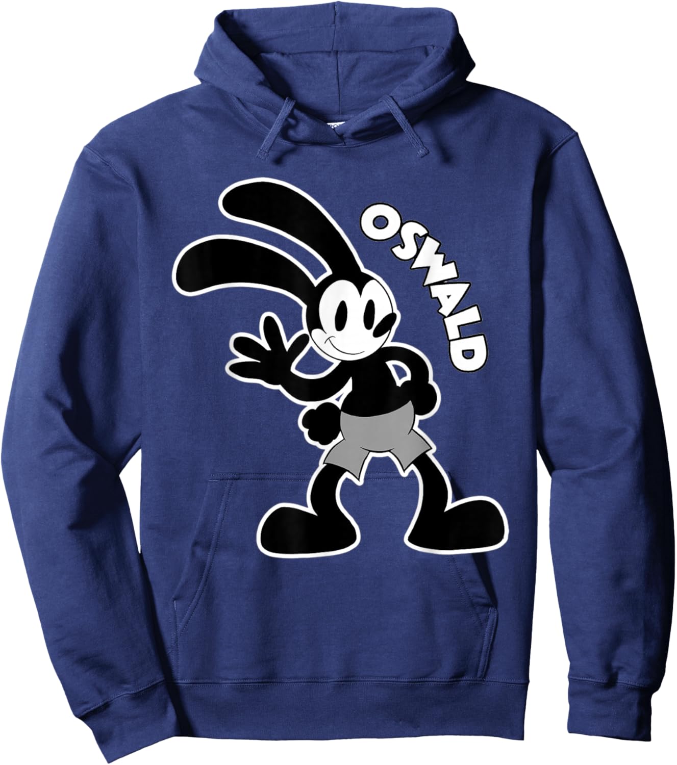 Oswald Rabbit Vintage Cartoon Bunny Hoodie - Hoodie | Navy