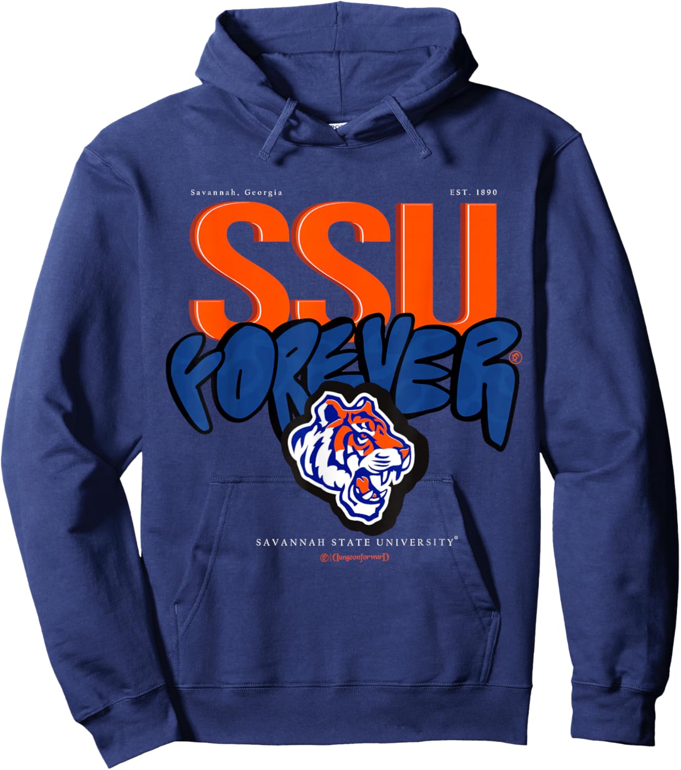The Yard Essentials - Savannah State University - Forever Hoodie - Hoodie | Navy