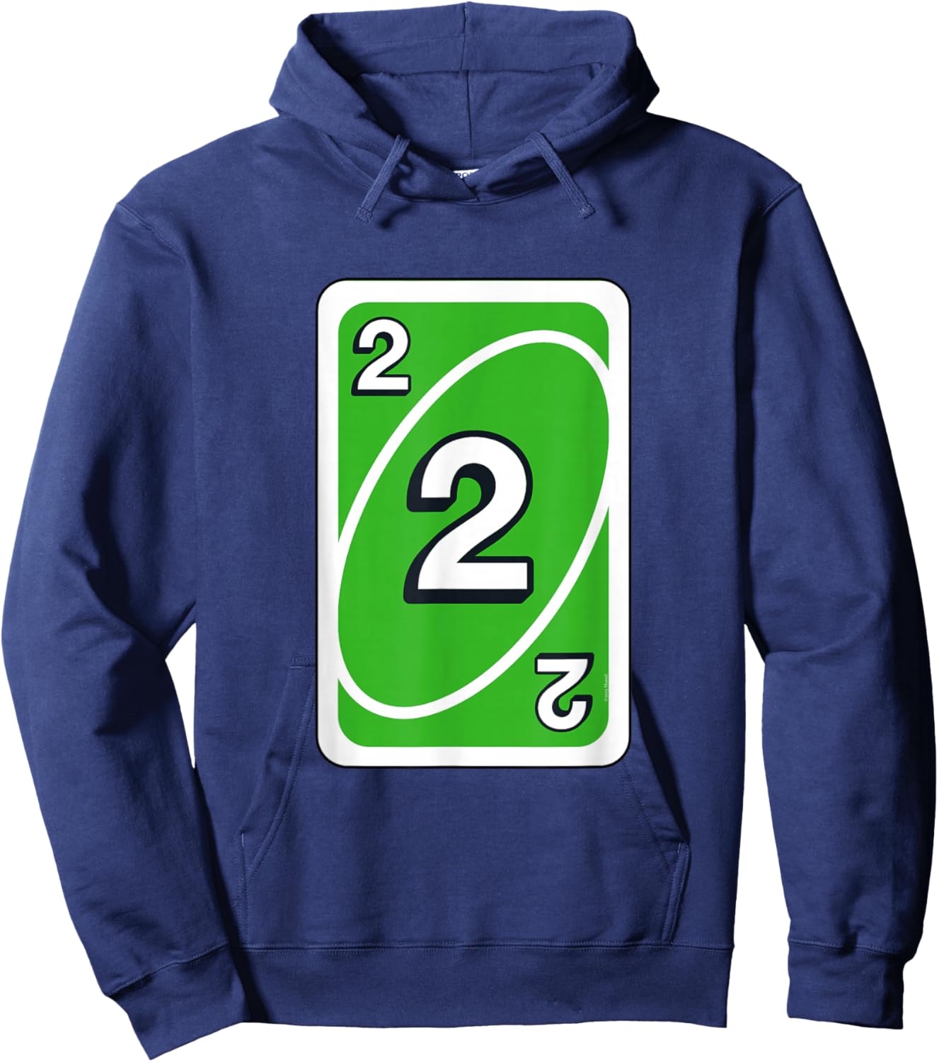 UNO Halloween Green 2 Card Hoodie - Hoodie | Navy