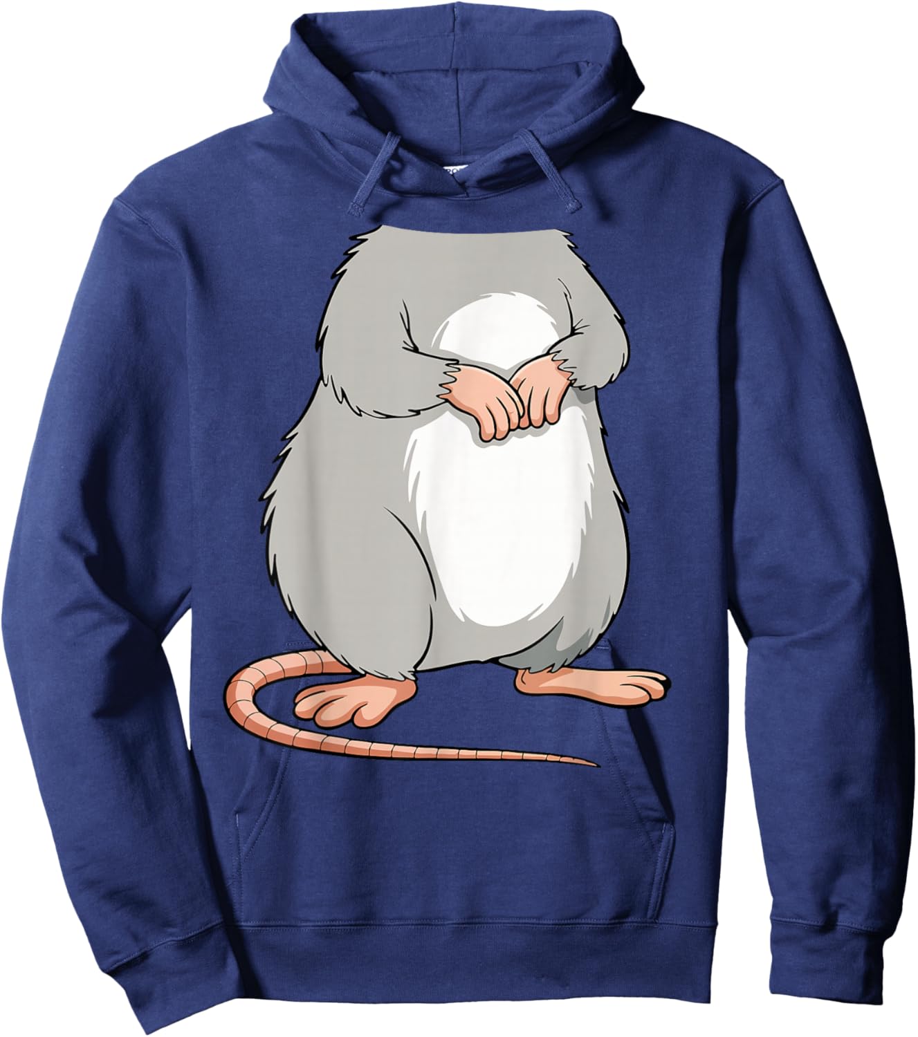 Mouse Rat Shirt Adult Children Men Women Body Mouse Rat Costume Hoodie - Hoodie | Navy