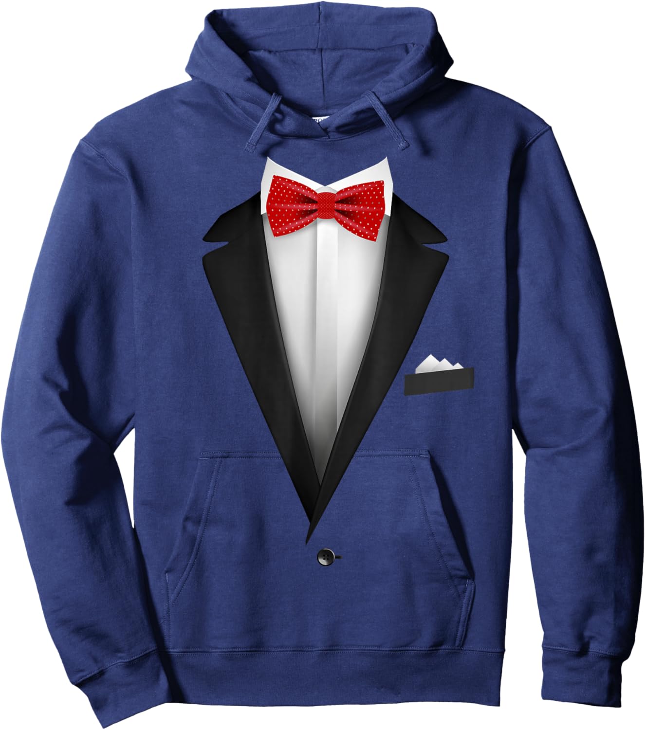 Bow Tie Tuxedo Wedding Special Occasion Hoodie - Hoodie | Navy