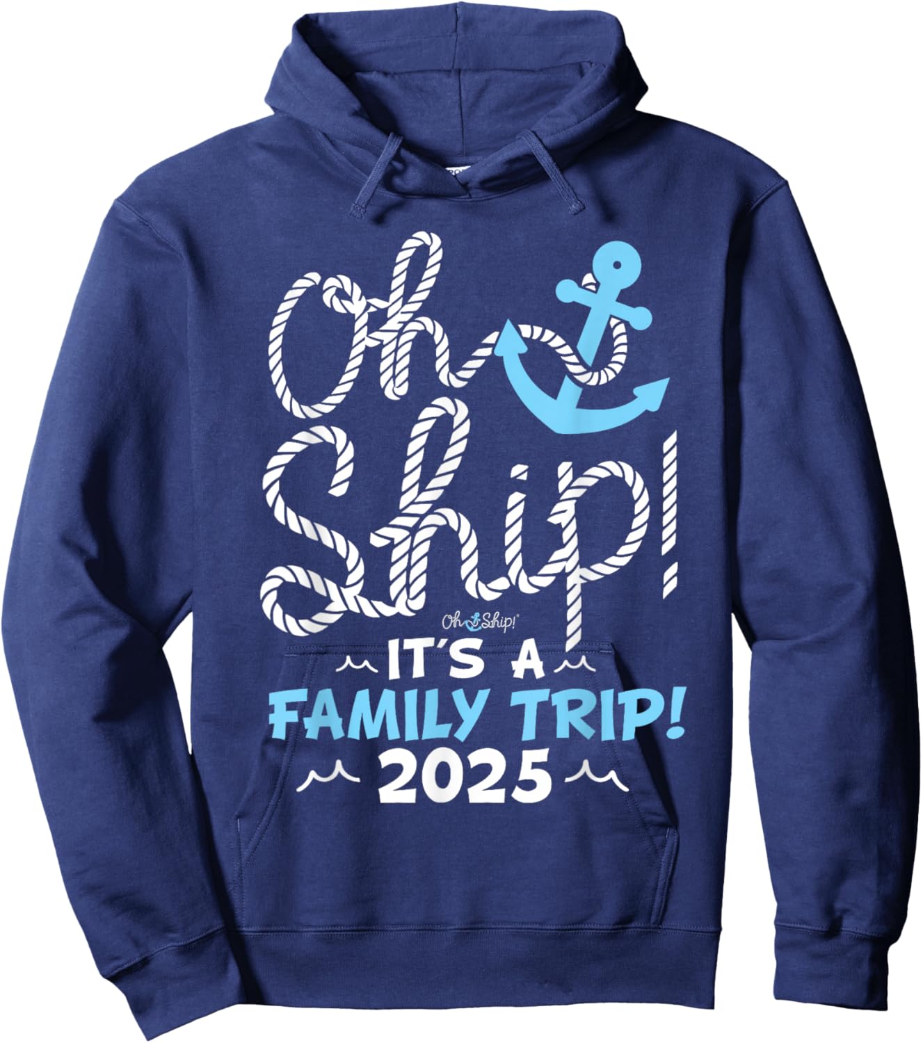 It's a Family Trip 2025, Group Matching Family 2025 Cruise Hoodie - Hoodie | Navy