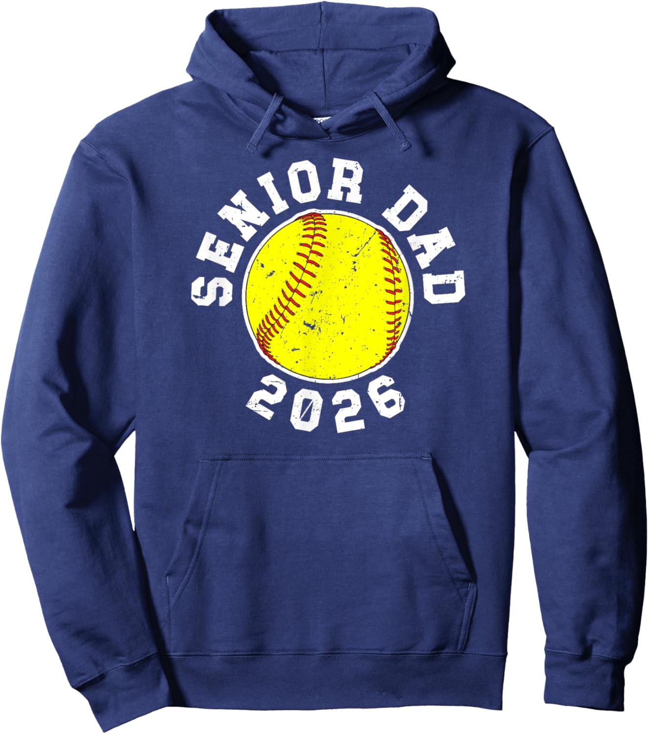 Softball Senior Dad 2026 Softball Player Senior Dad 2026 Hoodie - Hoodie | Navy